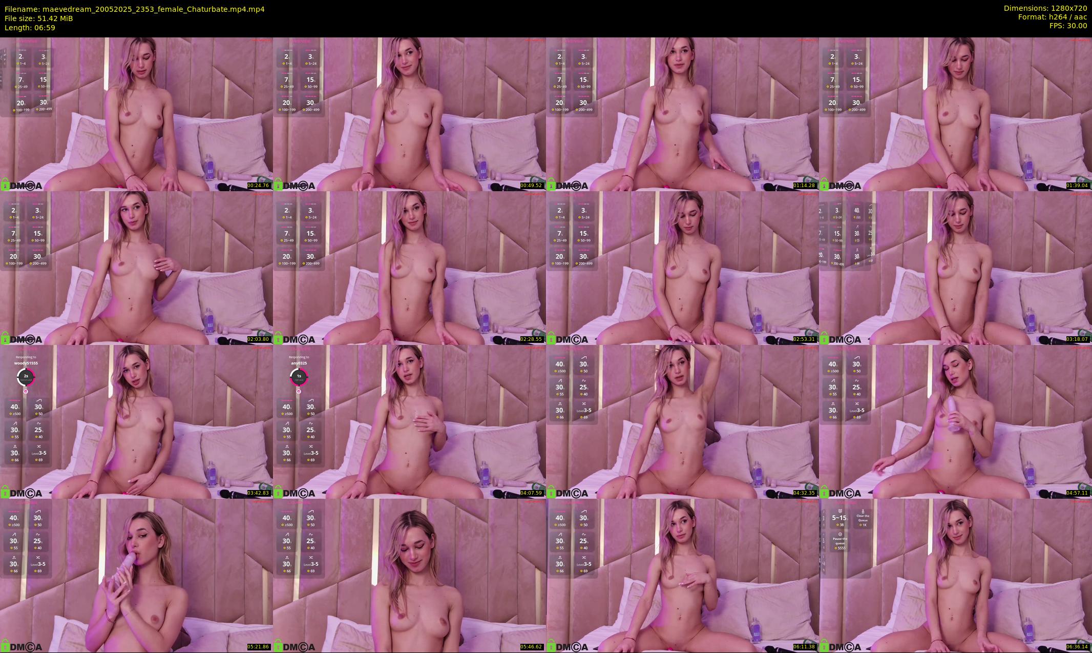 maevedream — 7 minute Chaturbate female cam show recording, 720p, May 20, 2025