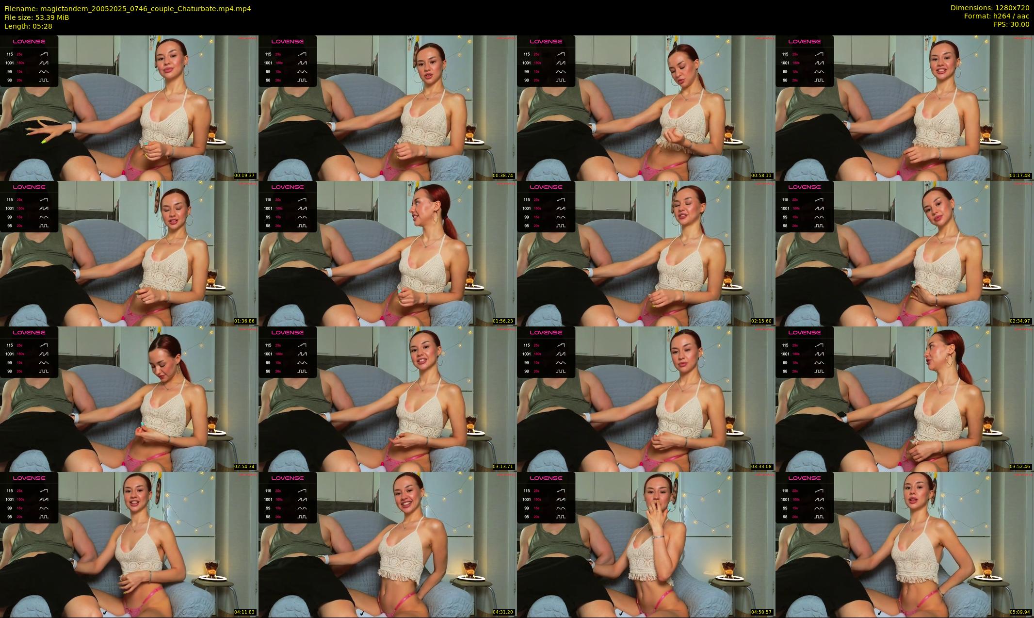 magictandem — 6 minute Chaturbate couple cam show recording, 720p, May 20, 2025