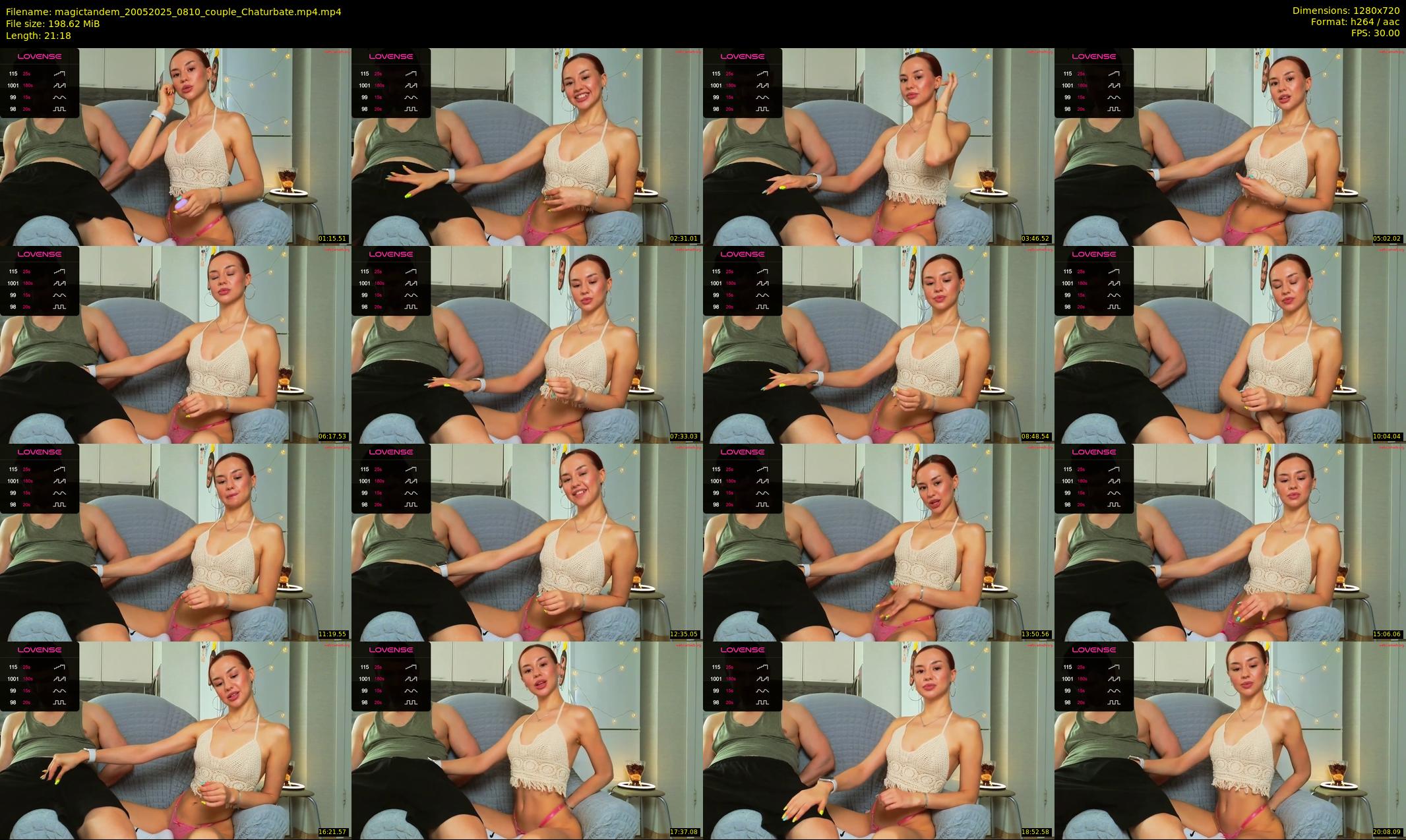 magictandem — 22 minute Chaturbate couple cam show recording, 720p, May 20, 2025