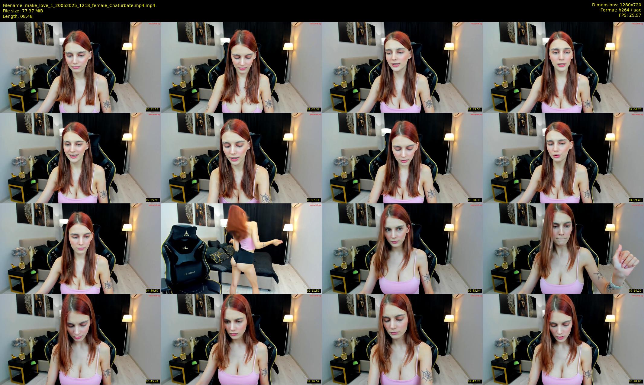make_love_1 — 9 minute Chaturbate female cam show recording, 720p, May 20, 2025