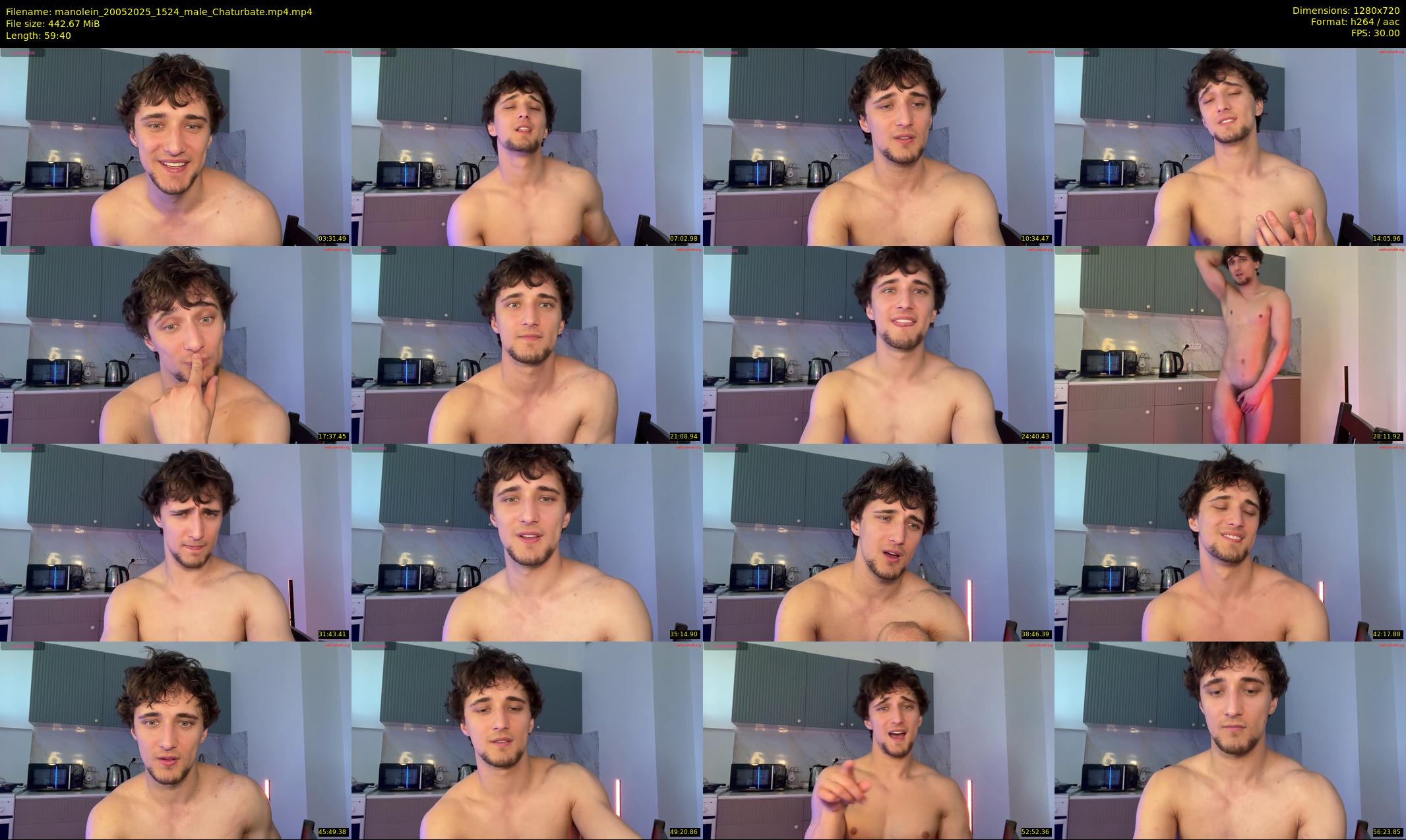 manolein — 60 minute Chaturbate male cam show recording, 720p, May 20, 2025
