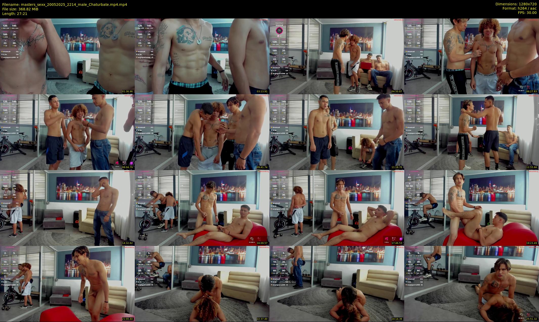 masters_sexx — 28 minute Chaturbate male cam show recording, 720p, May 20, 2025