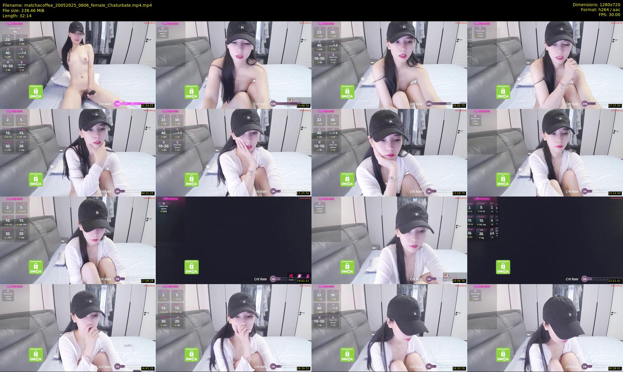 matchacoffee — 33 minute Chaturbate female cam show recording, 720p, May 20, 2025