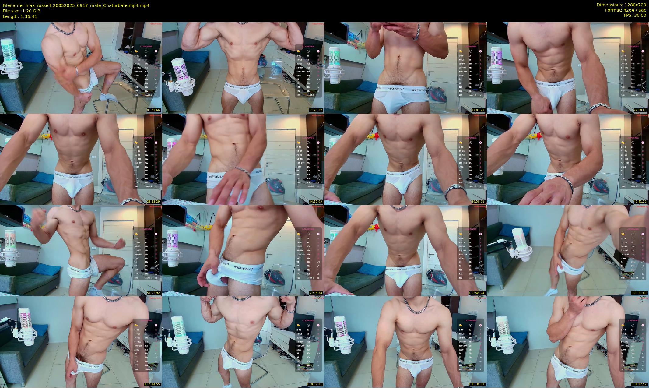 max_russell — 97 minute Chaturbate male cam show recording, 720p, May 20, 2025