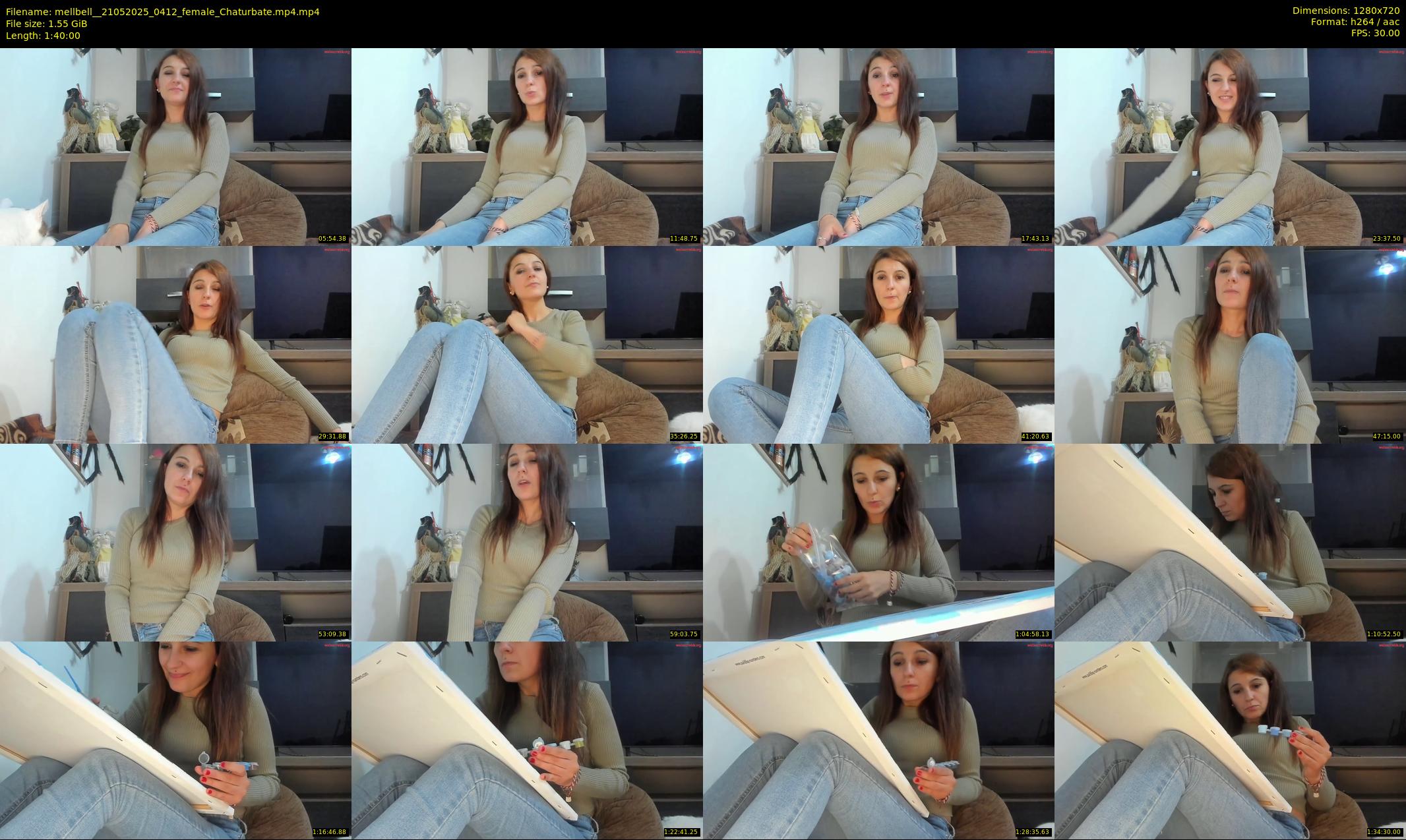 mellbell_ — 100 minute Chaturbate female cam show recording, 720p, May 21, 2025