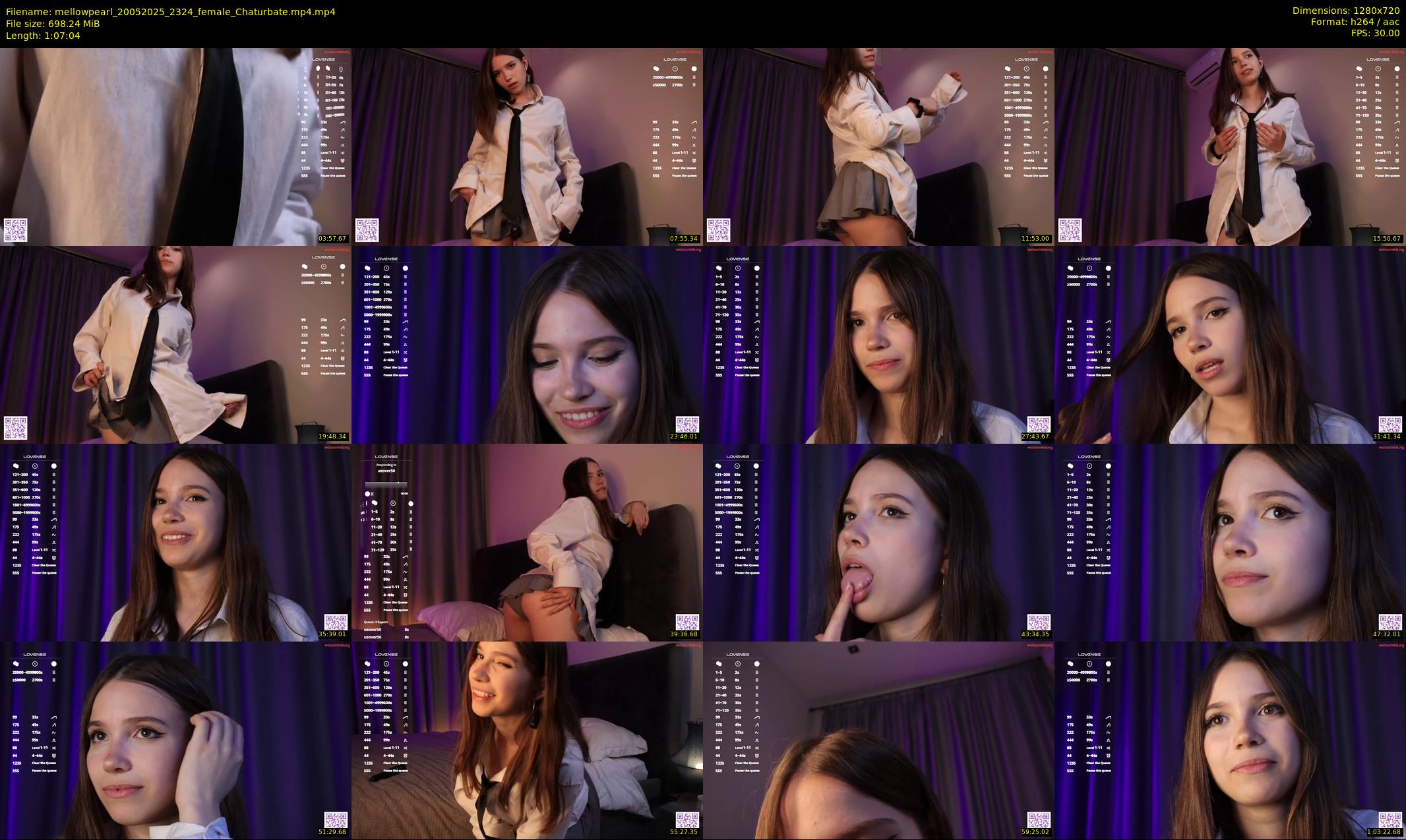 mellowpearl — 68 minute Chaturbate female cam show recording, 720p, May 20, 2025