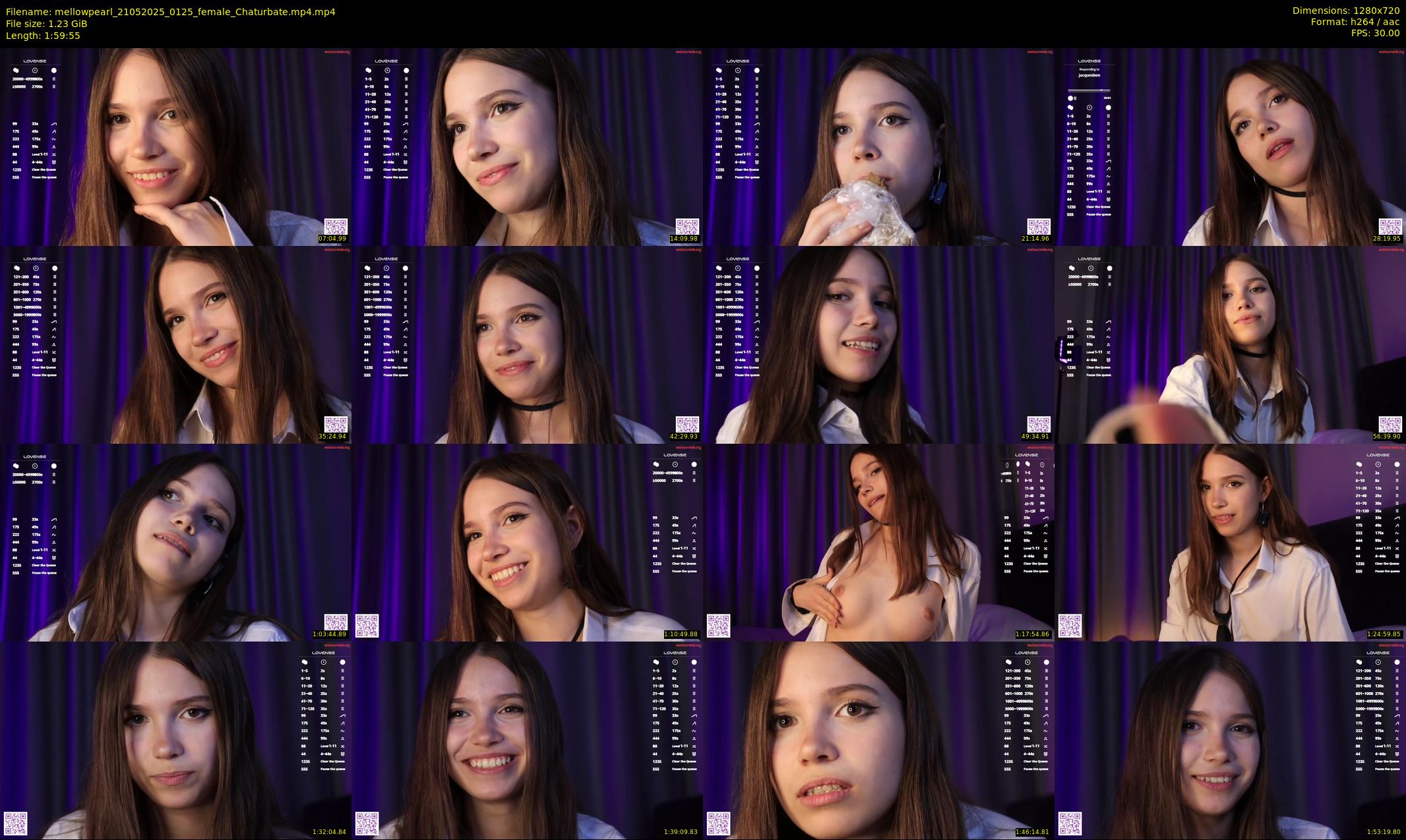 mellowpearl — 120 minute Chaturbate female cam show recording, 720p, May 21, 2025