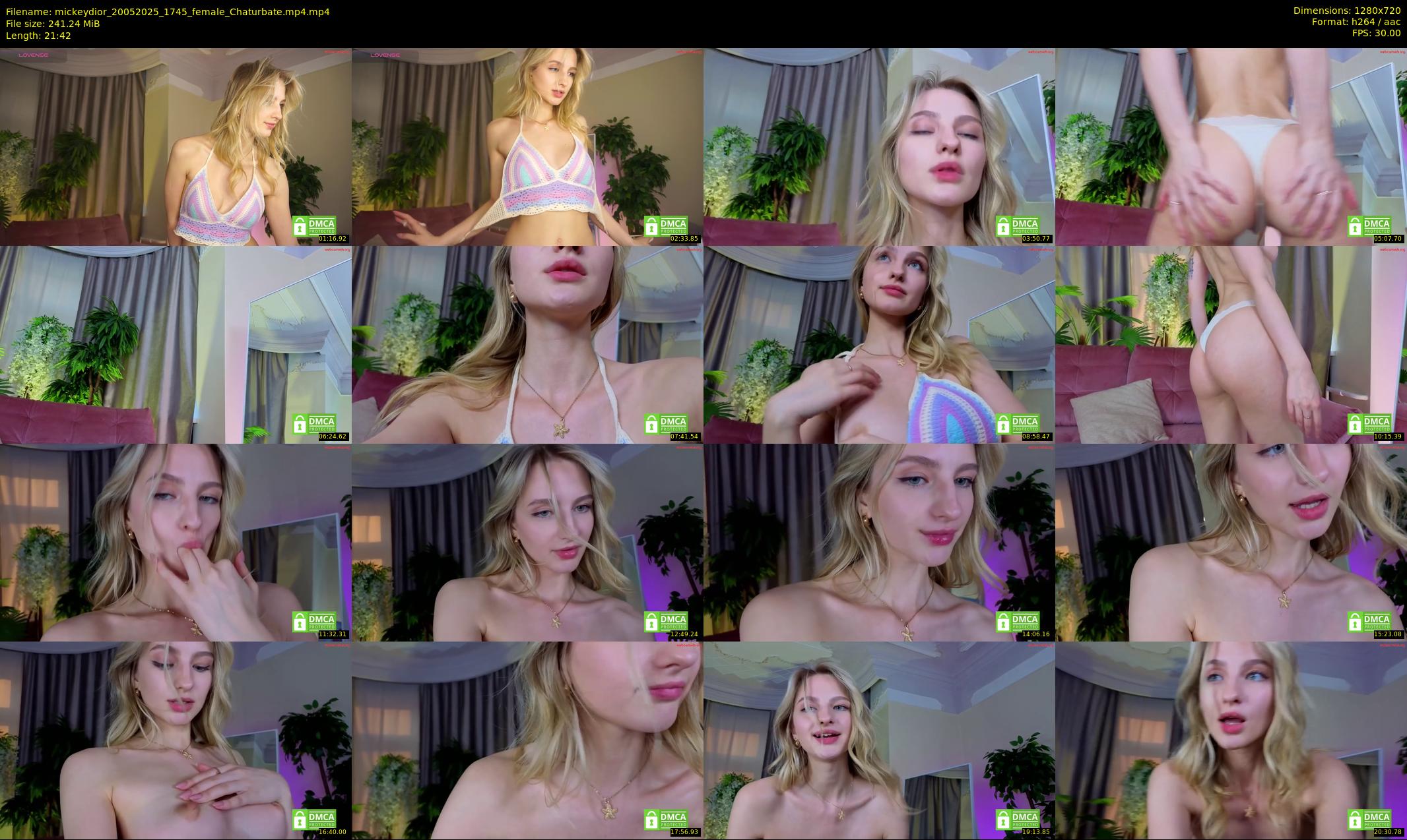 mickeydior — 22 minute Chaturbate female cam show recording, 720p, May 20, 2025