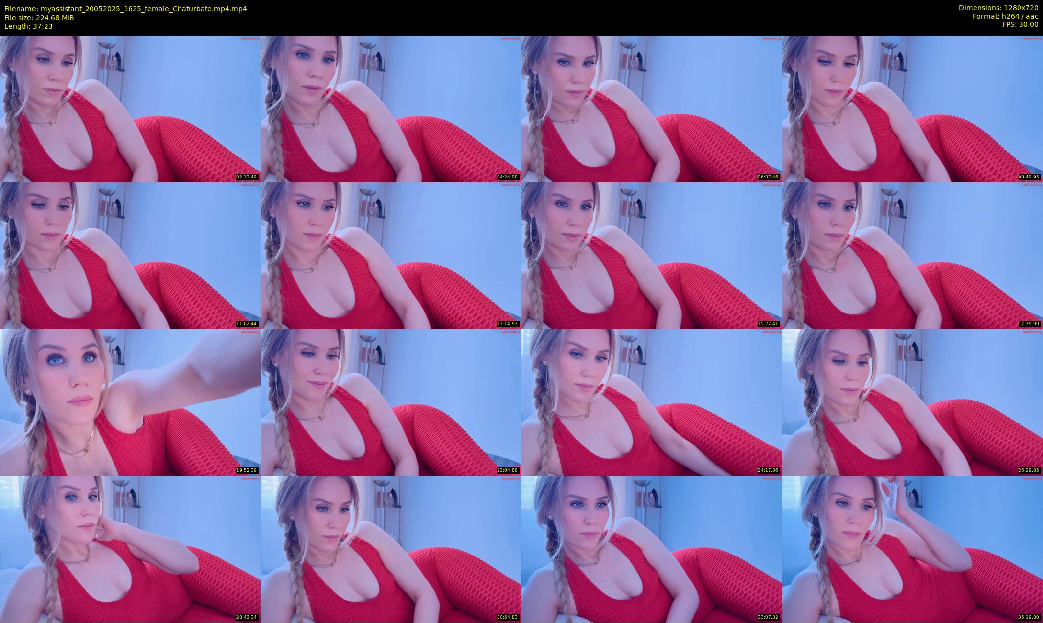 myassistant — 38 minute Chaturbate female cam show recording, 720p, May 20, 2025