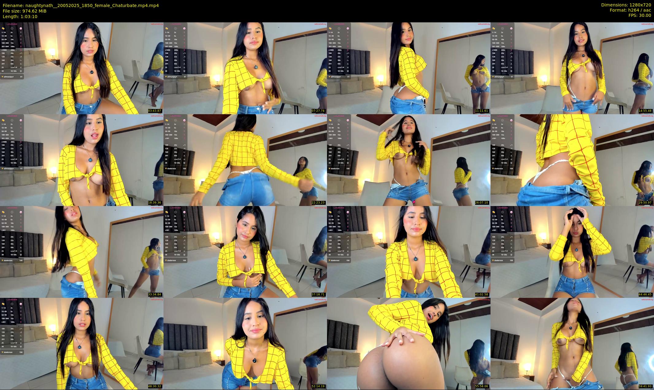 naughtynath_ — 64 minute Chaturbate female cam show recording, 720p, May 20, 2025