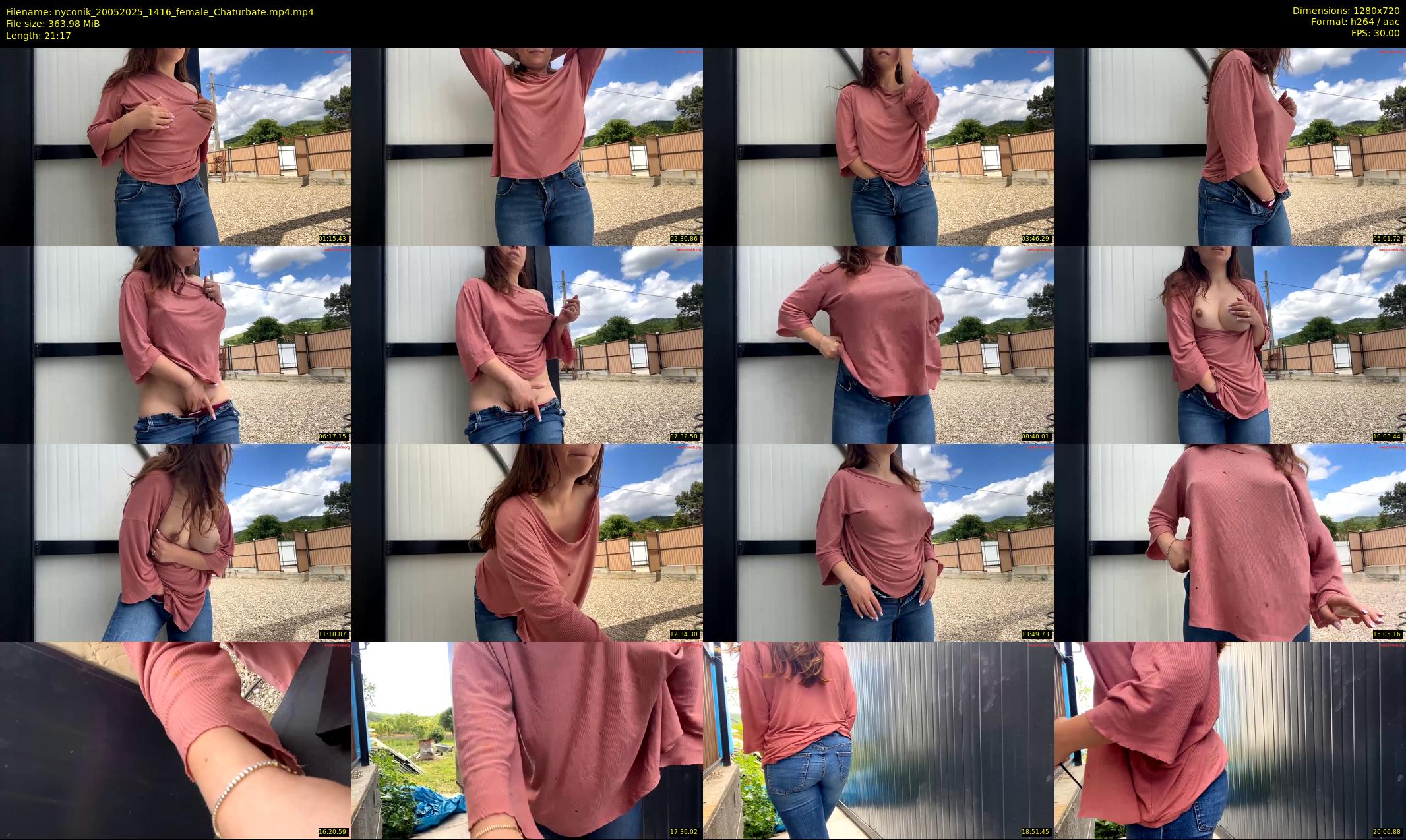 nyconik — 22 minute Chaturbate female cam show recording, 720p, May 20, 2025