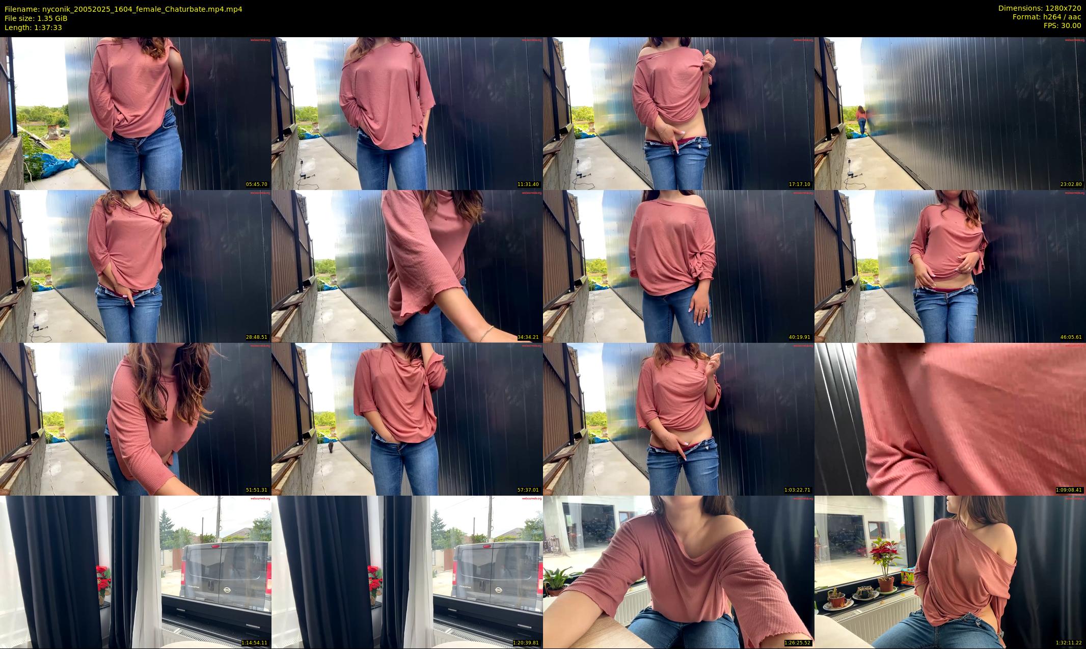 nyconik — 98 minute Chaturbate female cam show recording, 720p, May 20, 2025