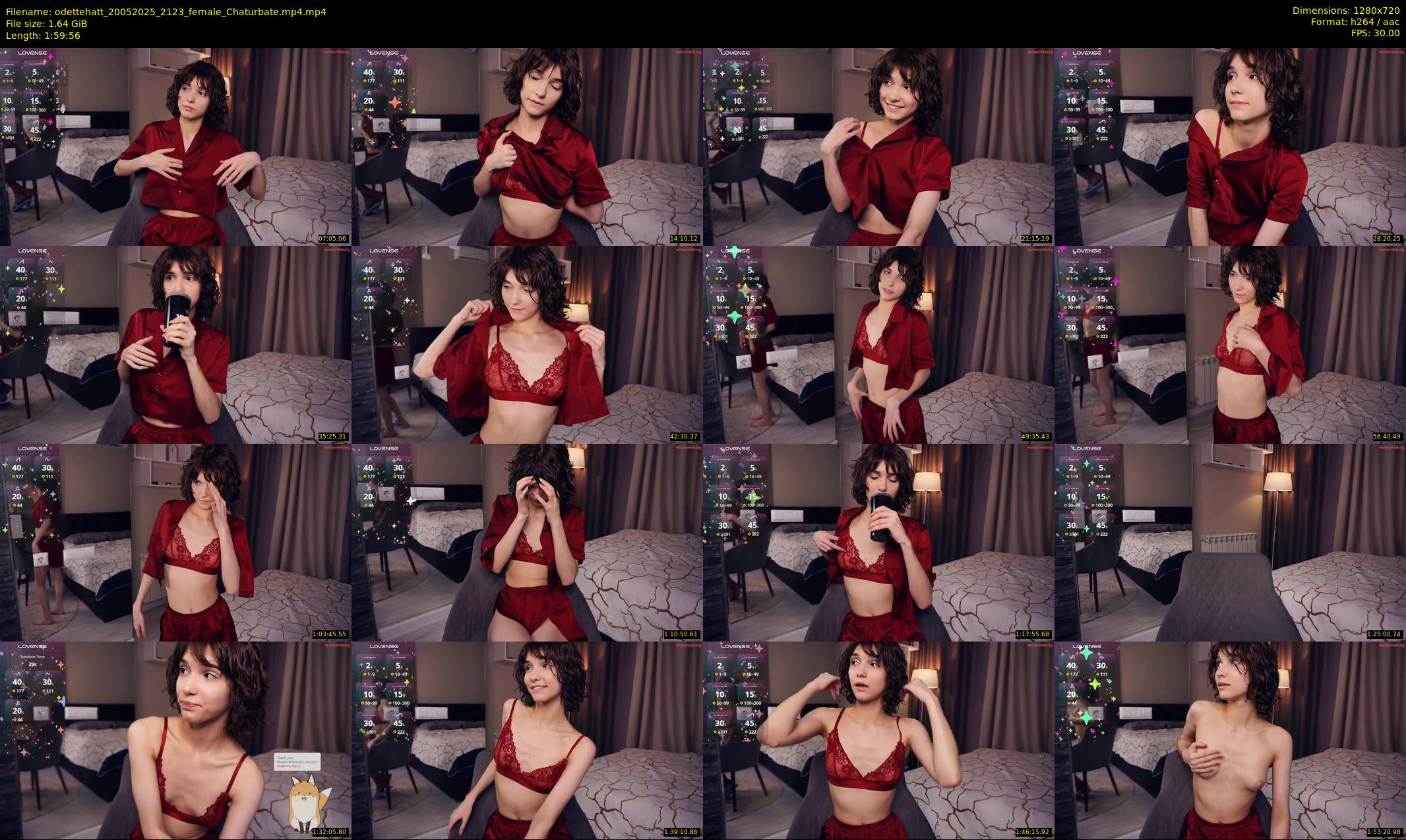 odettehatt — 120 minute Chaturbate female cam show recording, 720p, May 20, 2025