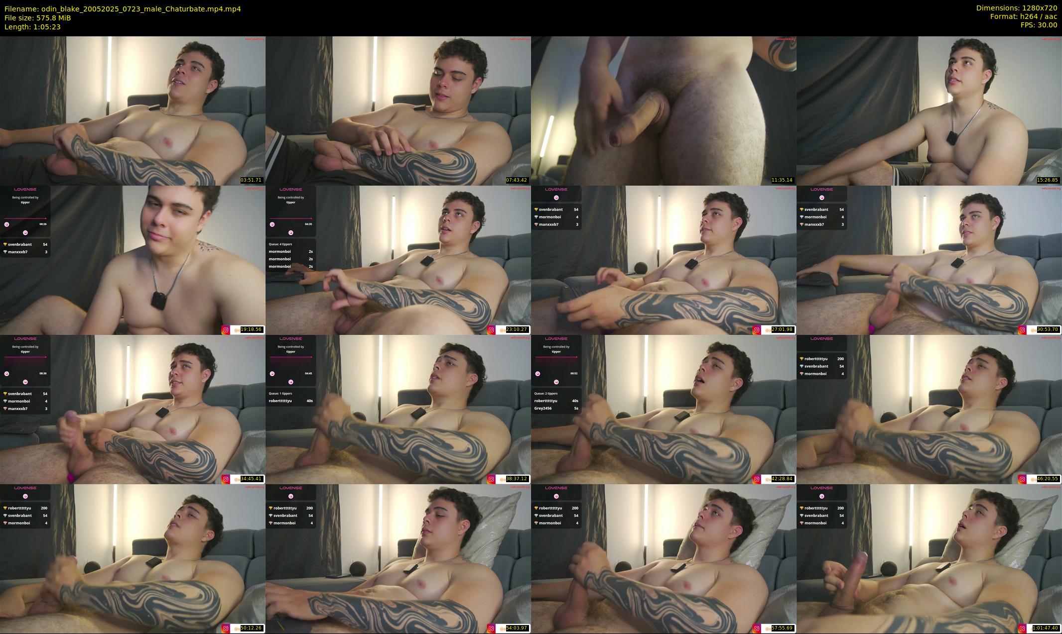 odin_blake — 66 minute Chaturbate male cam show recording, 720p, May 20, 2025