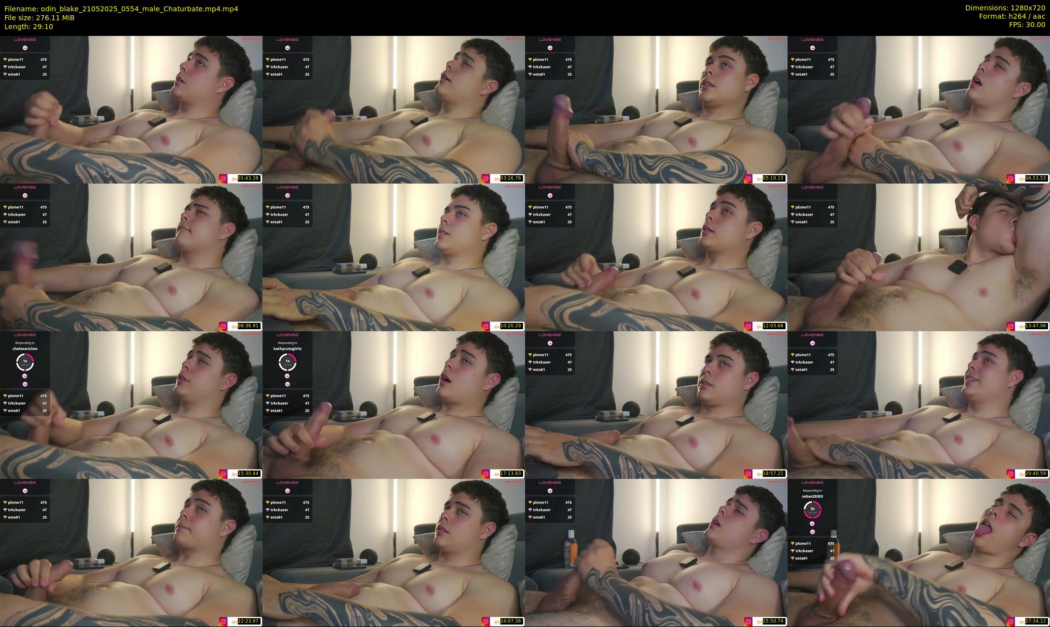 odin_blake — 30 minute Chaturbate male cam show recording, 720p, May 21, 2025