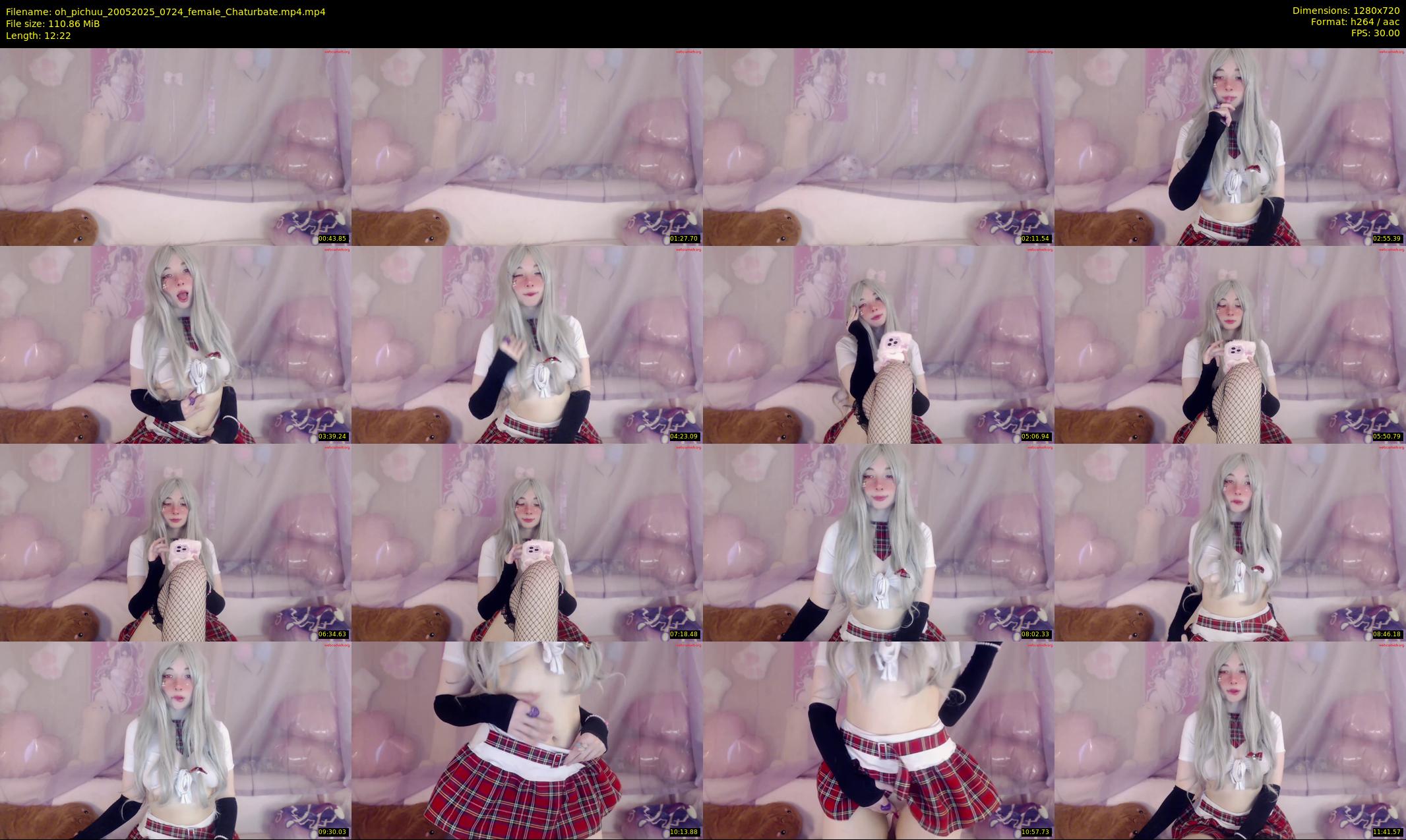 oh_pichuu — 13 minute Chaturbate female cam show recording, 720p, May 20, 2025