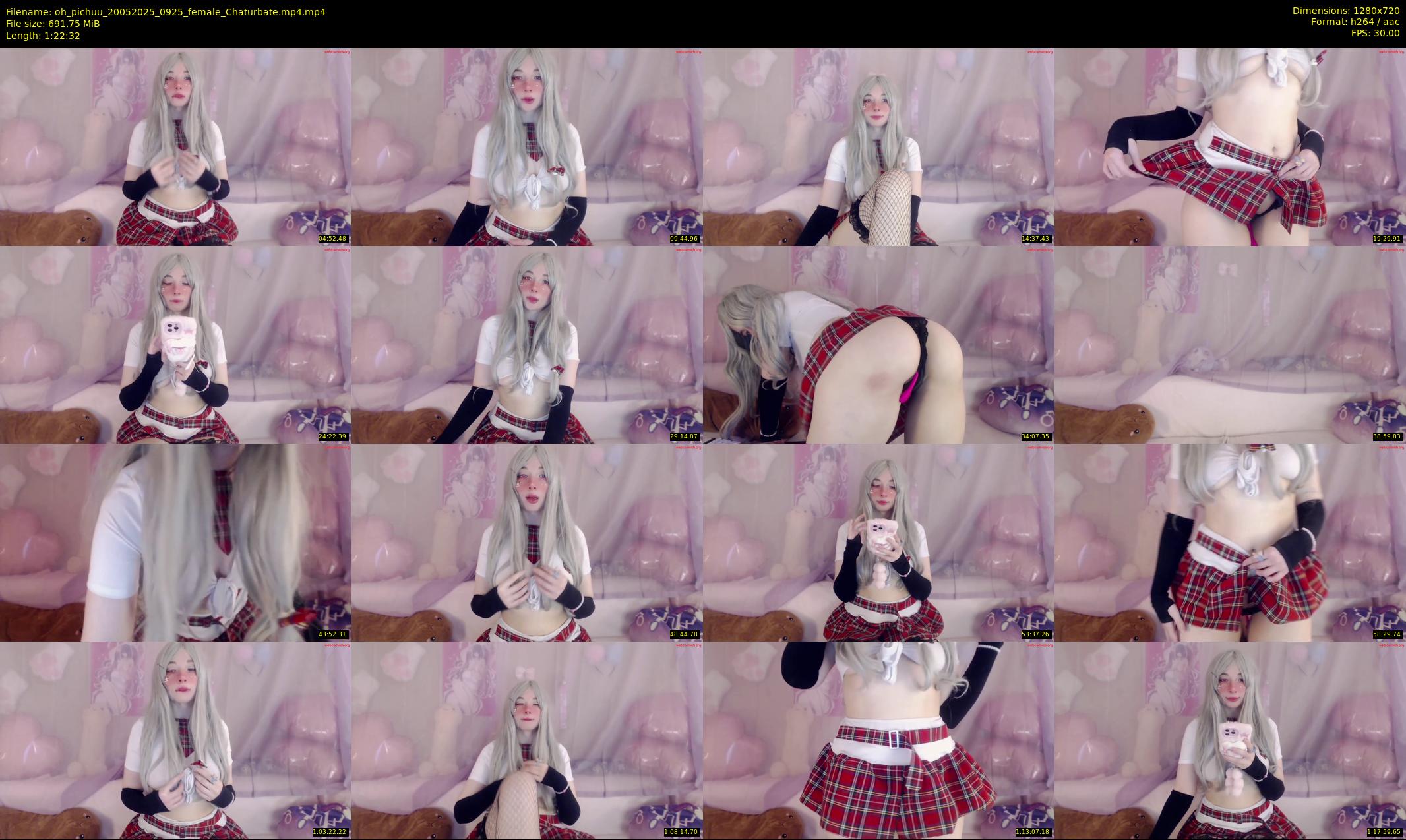 oh_pichuu — 83 minute Chaturbate female cam show recording, 720p, May 20, 2025