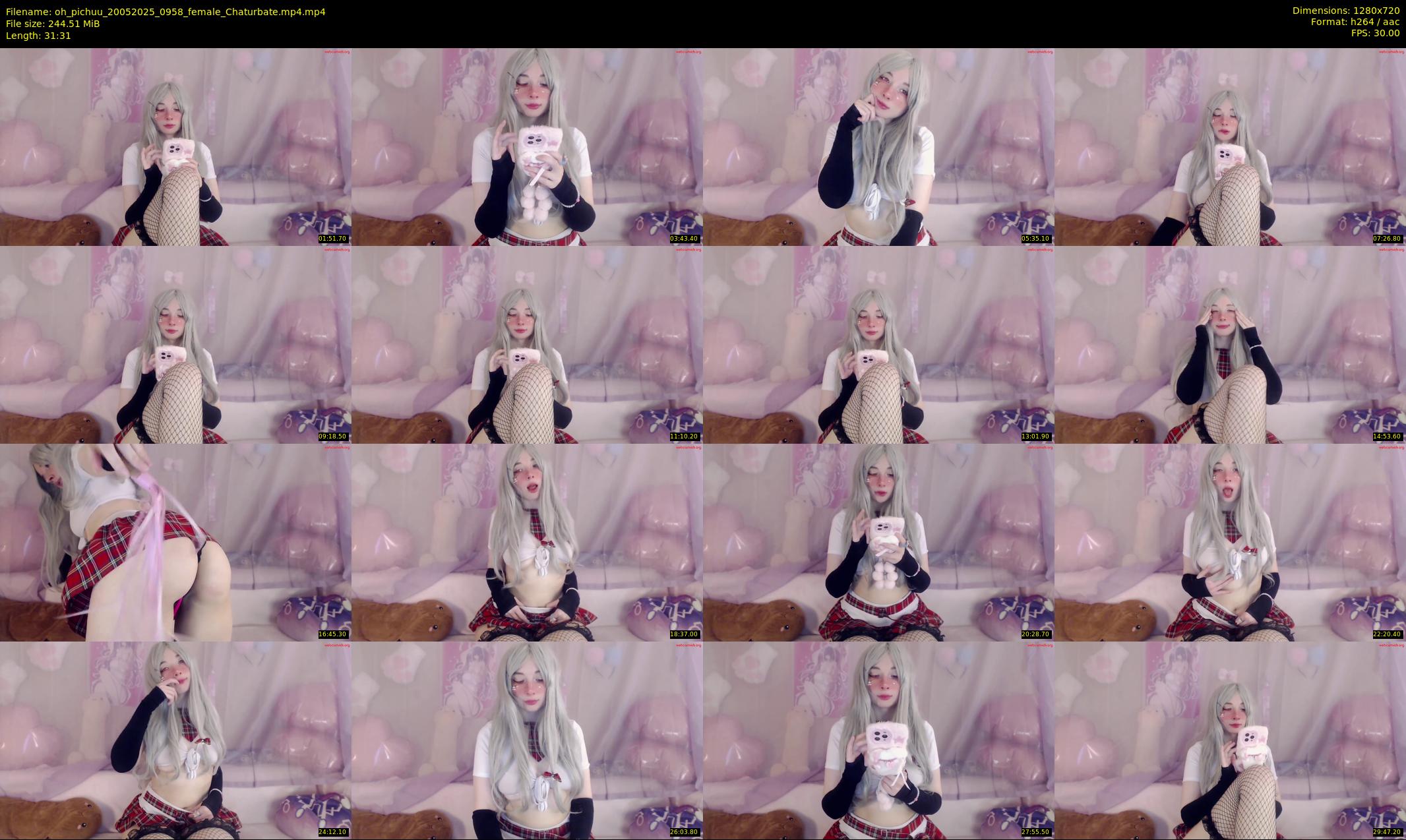 oh_pichuu — 32 minute Chaturbate female cam show recording, 720p, May 20, 2025