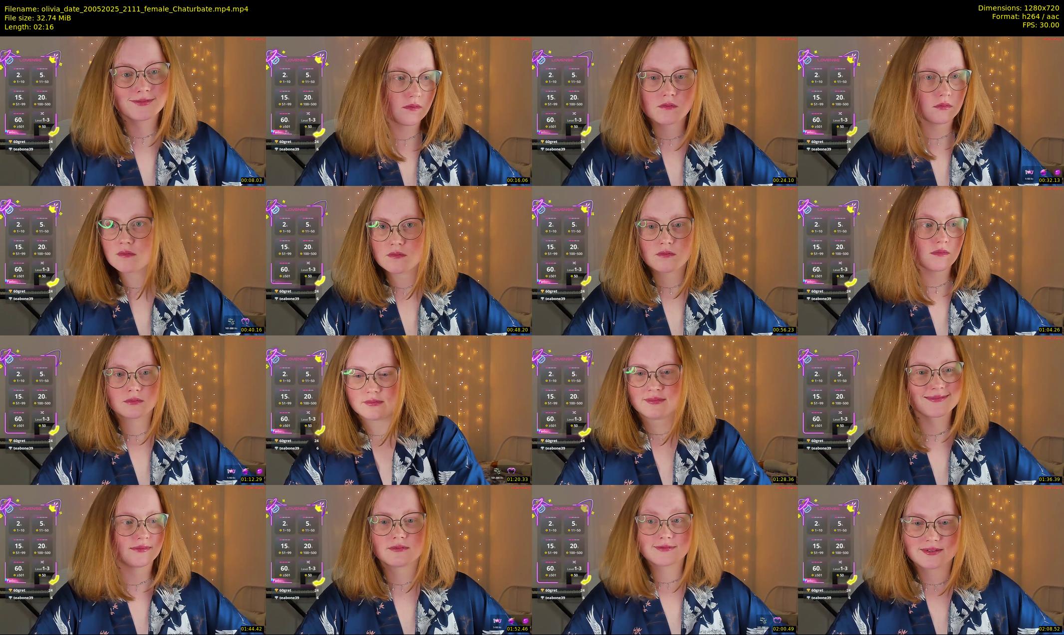 olivia_date — 3 minute Chaturbate female cam show recording, 720p, May 20, 2025
