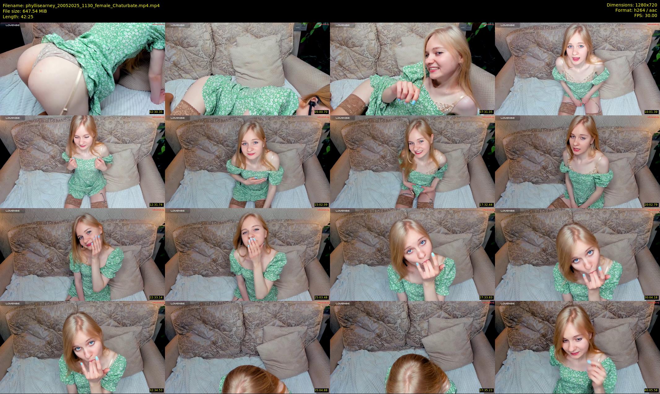 phyllisearney — 43 minute Chaturbate female cam show recording, 720p, May 20, 2025