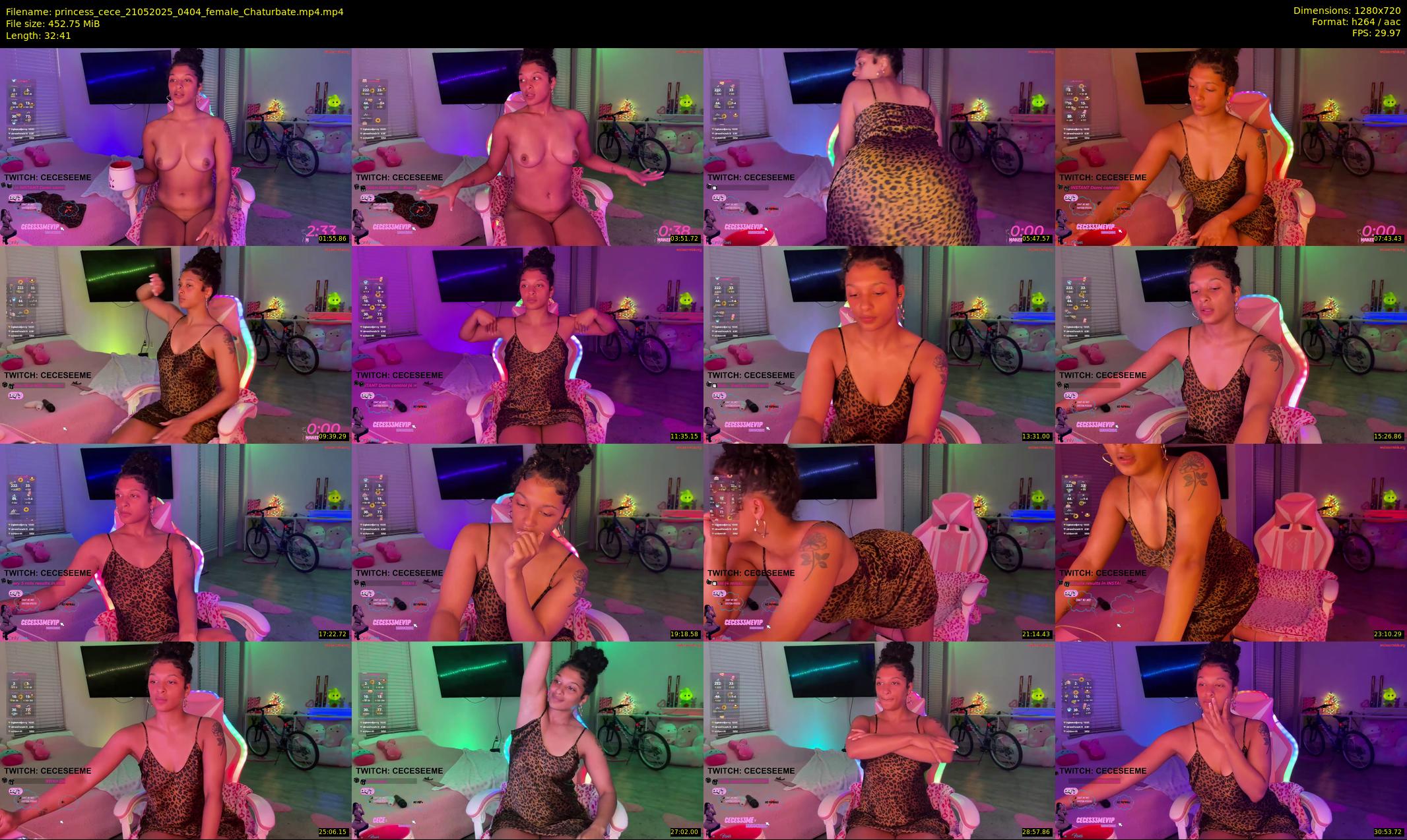 princess_cece — 33 minute Chaturbate female cam show recording, 720p, May 21, 2025