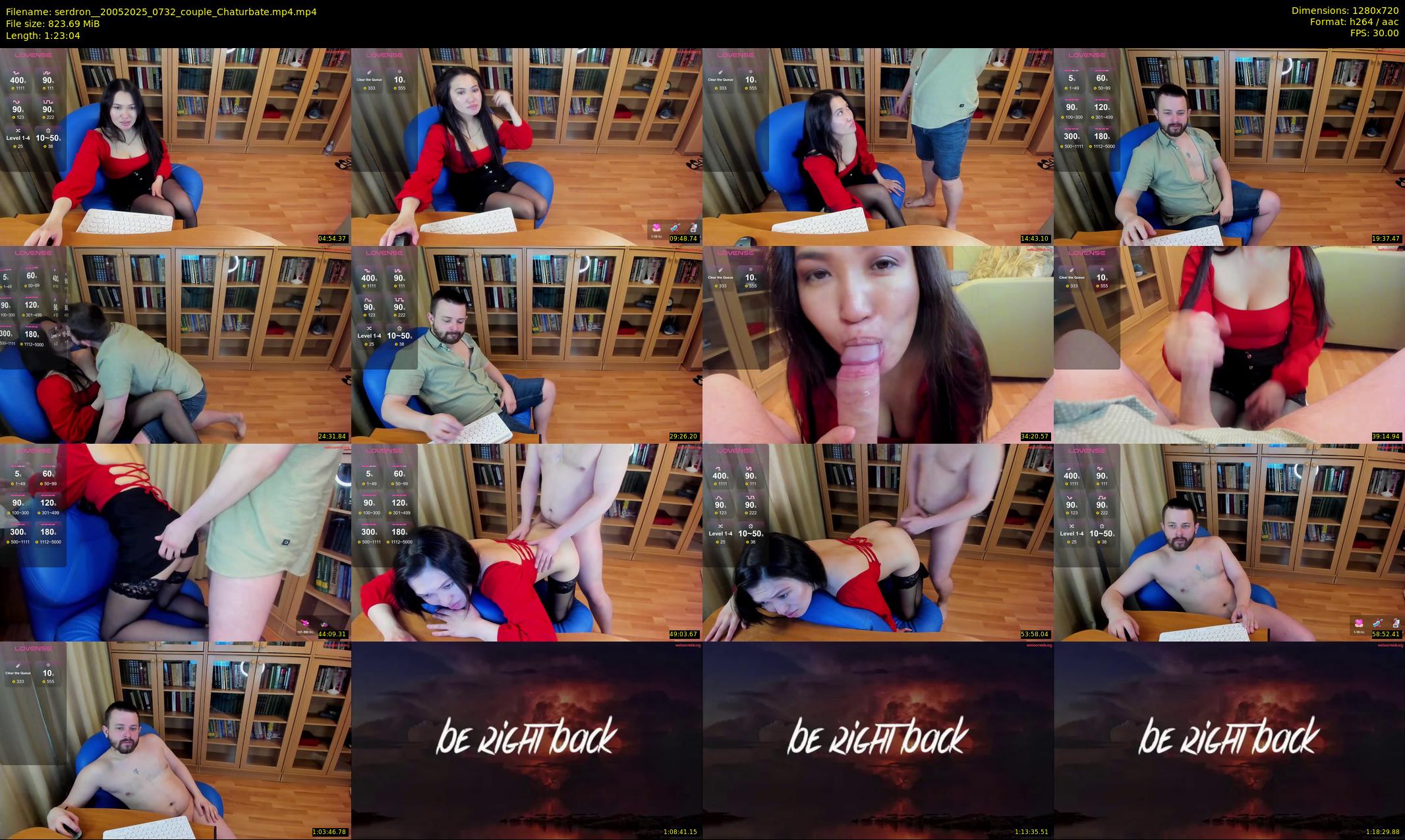 serdron_ — 84 minute Chaturbate couple cam show recording, 720p, May 20, 2025