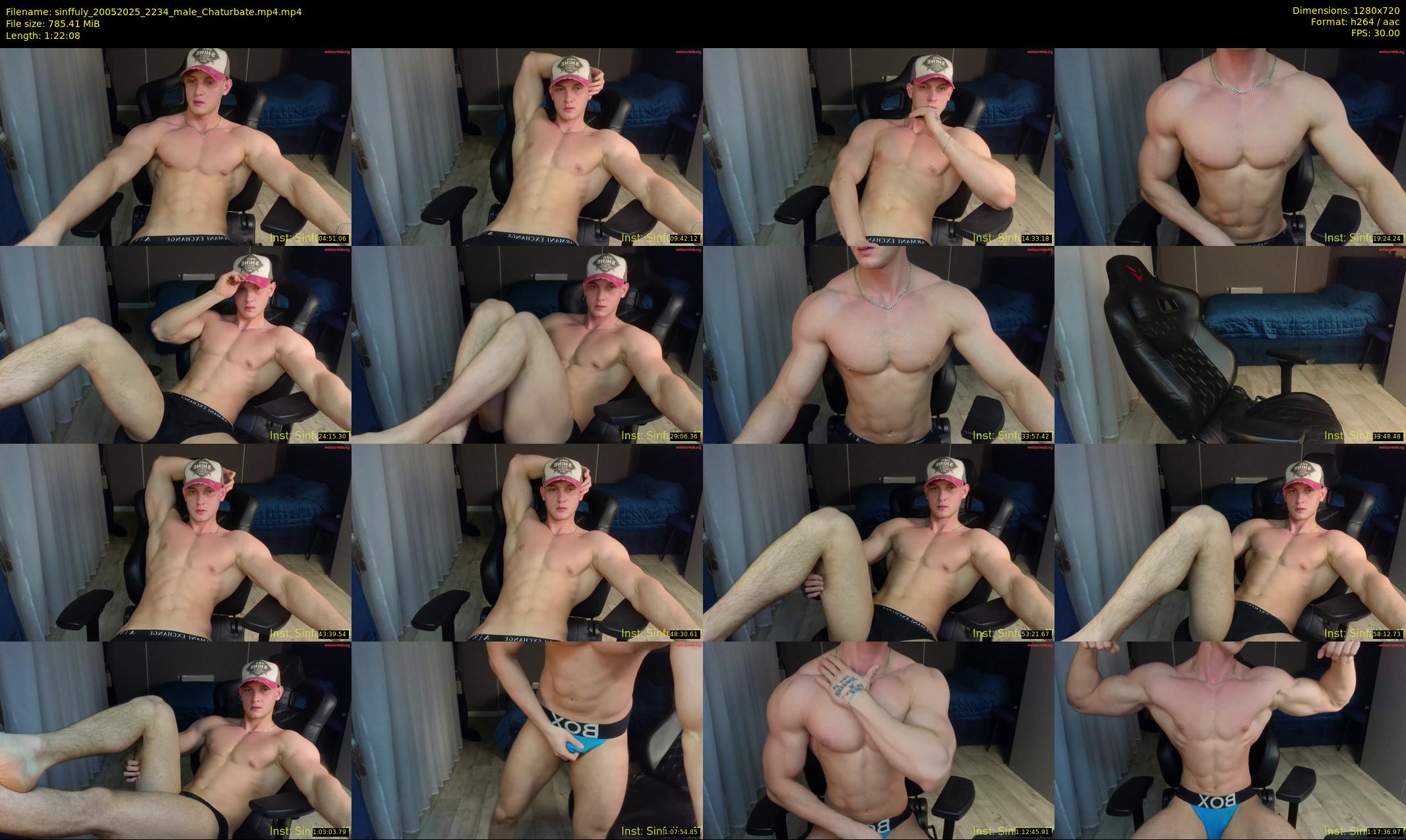 sinffuly — 83 minute Chaturbate male cam show recording, 720p, May 20, 2025