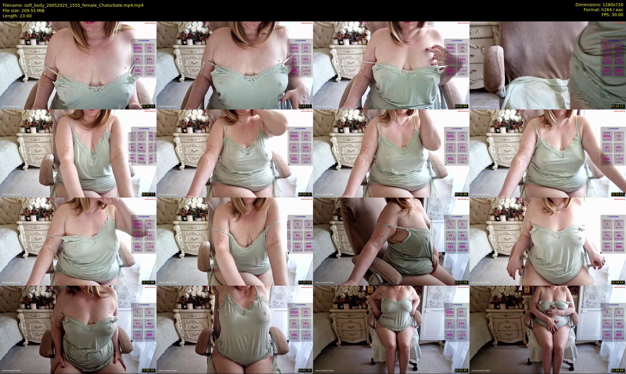 soft_body — 23 minute Chaturbate female cam show recording, 720p, May 20, 2025