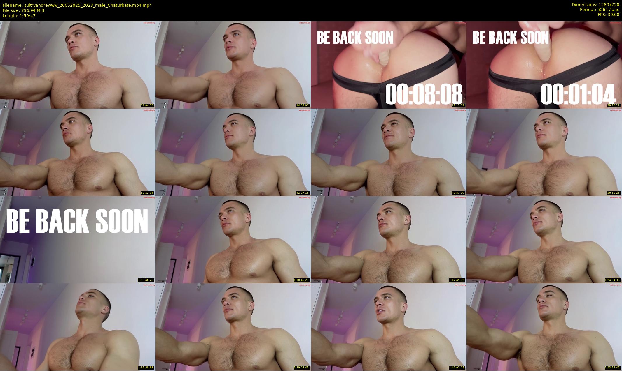 sultryandrewww — 120 minute Chaturbate male cam show recording, 720p, May 20, 2025