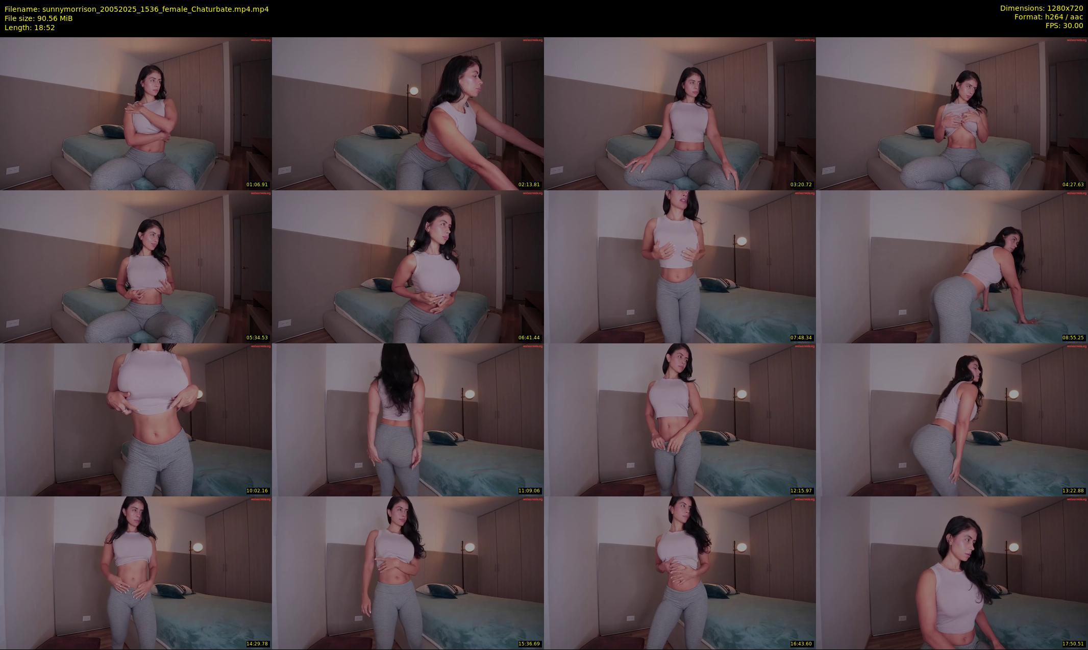 sunnymorrison — 19 minute Chaturbate female cam show recording, 720p, May 20, 2025
