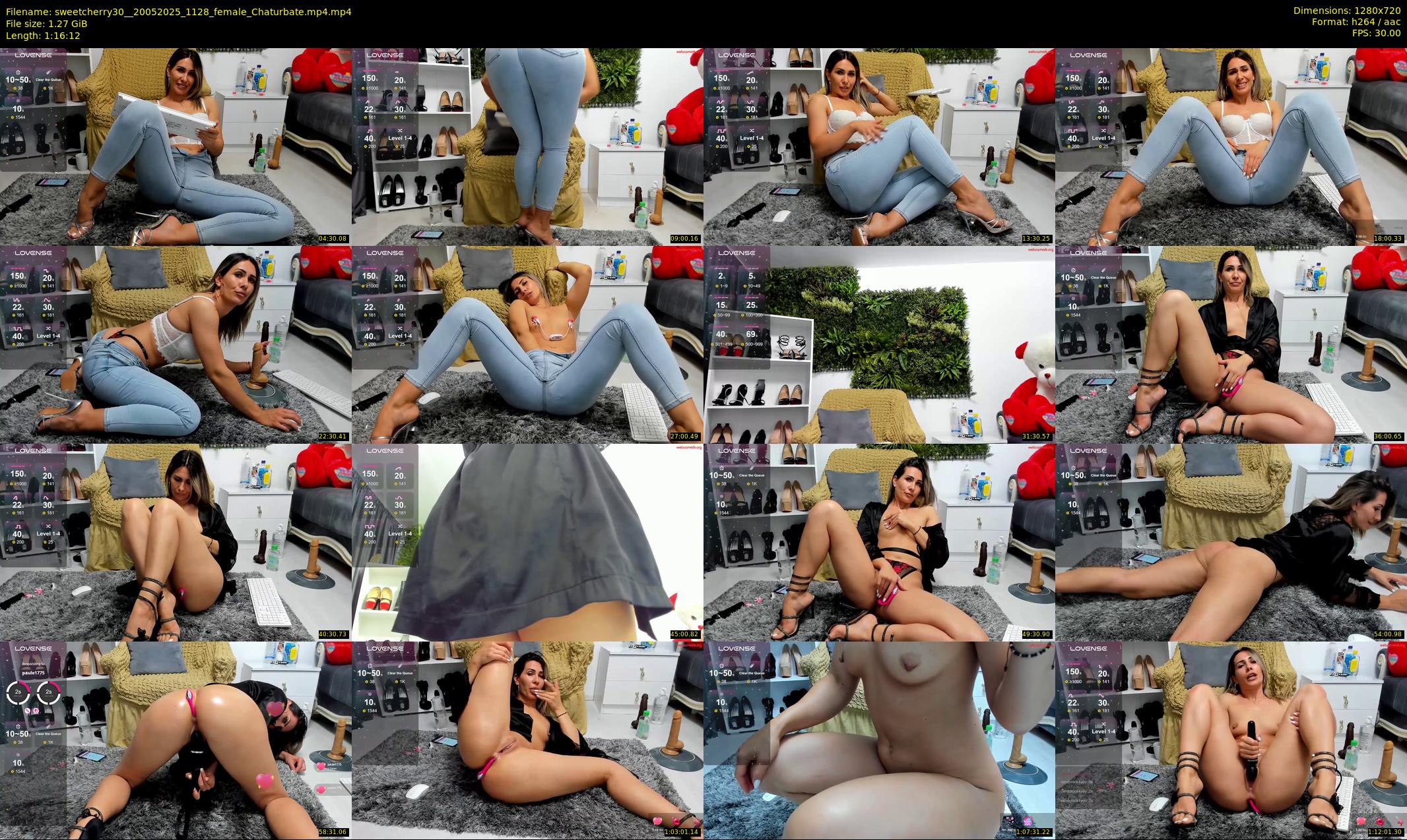 sweetcherry30_ — 77 minute Chaturbate female cam show recording, 720p, May 20, 2025