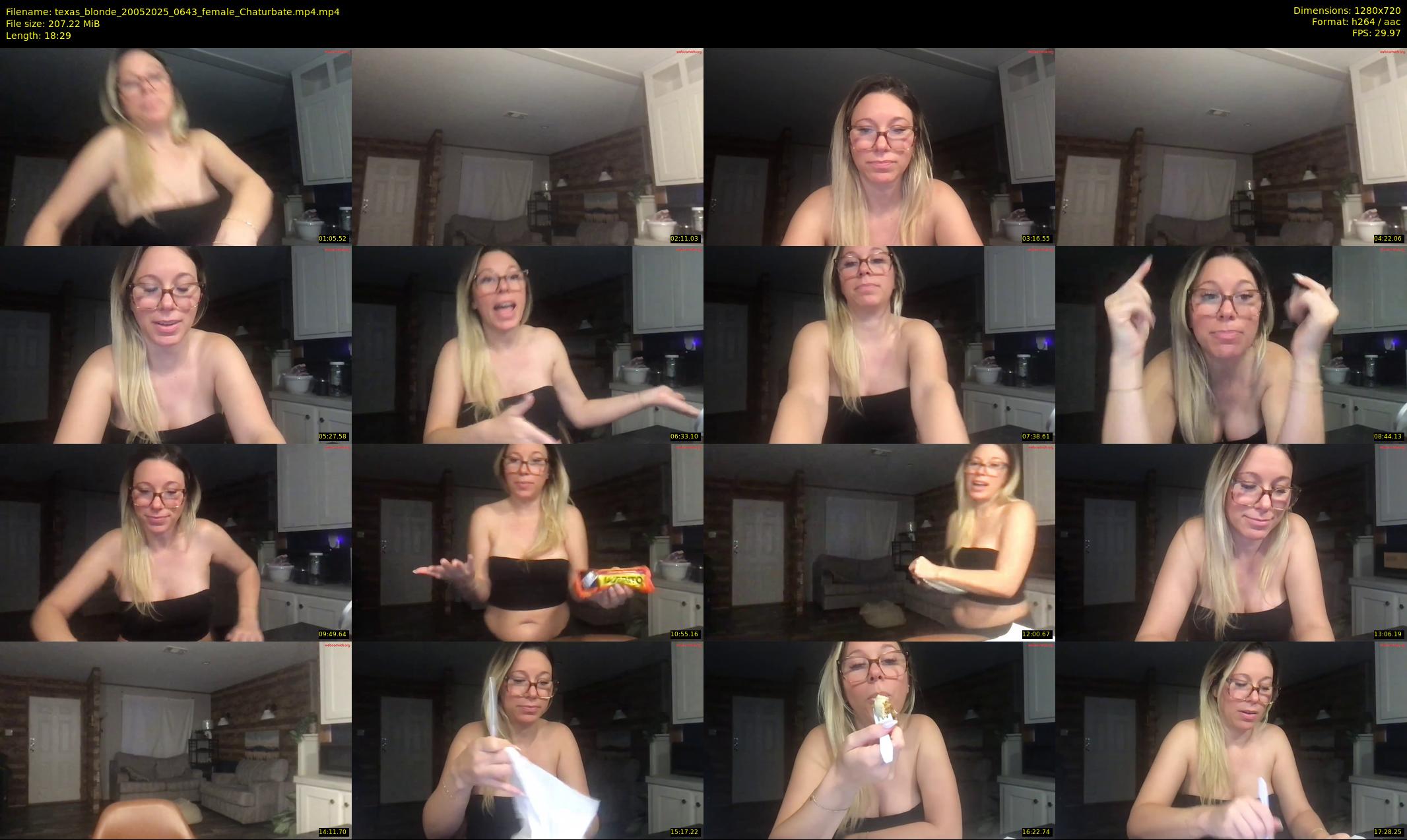 texas_blonde — 19 minute Chaturbate female cam show recording, 720p, May 20, 2025