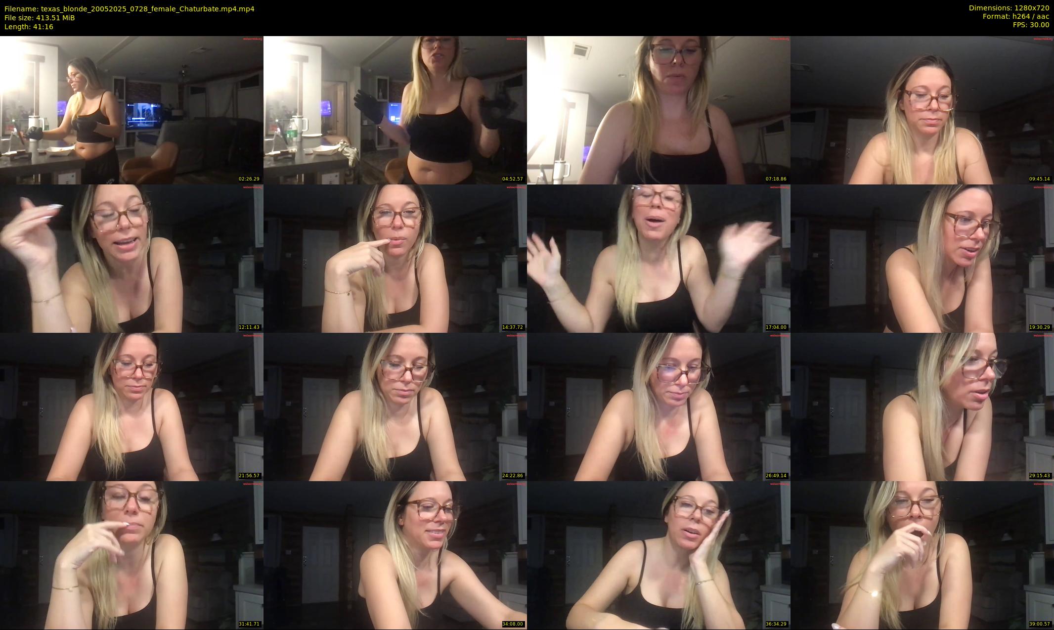 texas_blonde — 42 minute Chaturbate female cam show recording, 720p, May 20, 2025