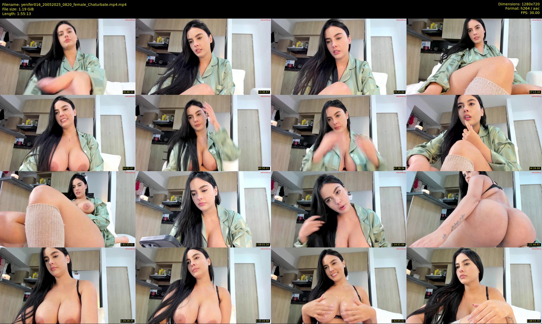 yenifer016 — 116 minute Chaturbate female cam show recording, 720p, May 20, 2025
