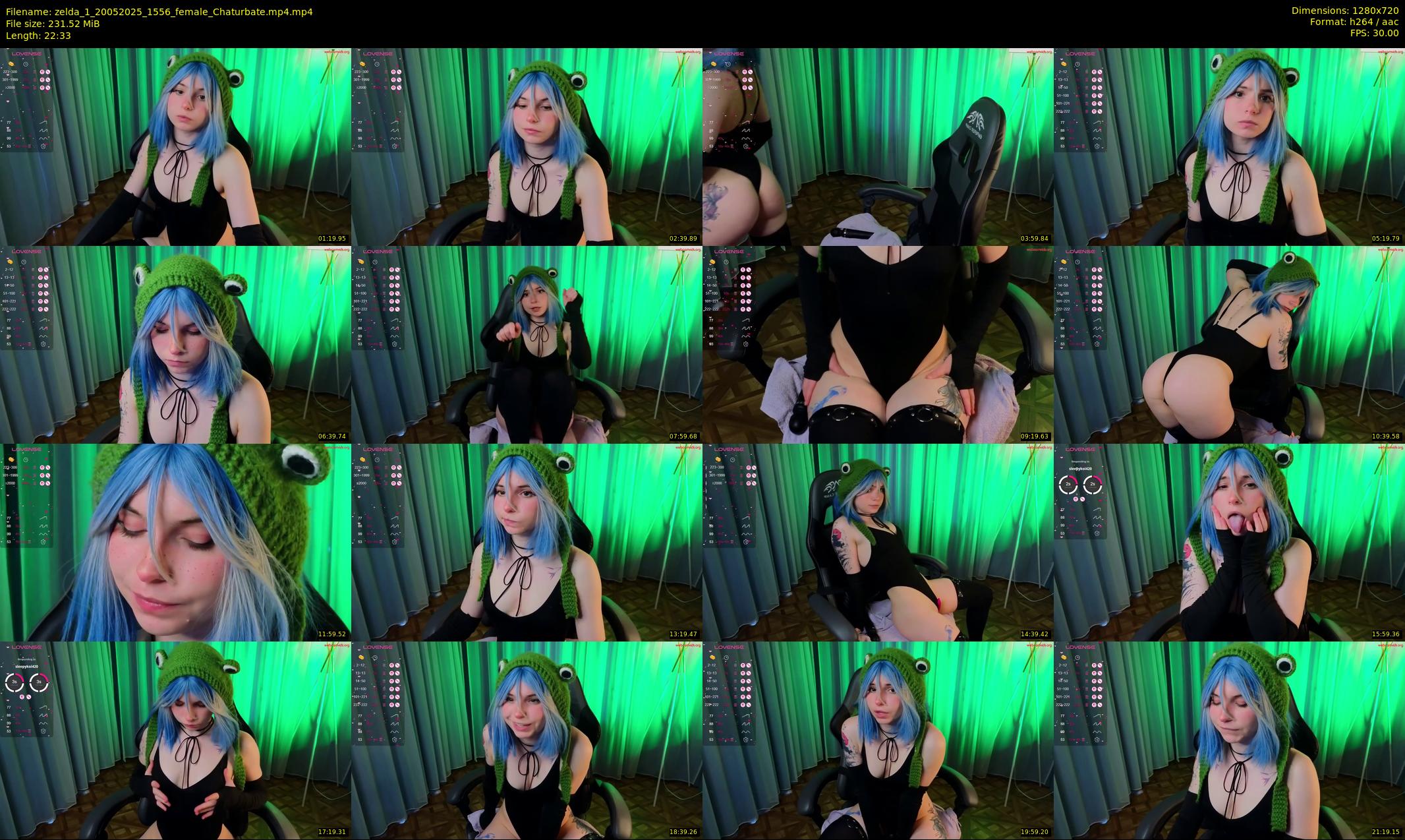 zelda_1 — 23 minute Chaturbate female cam show recording, 720p, May 20, 2025