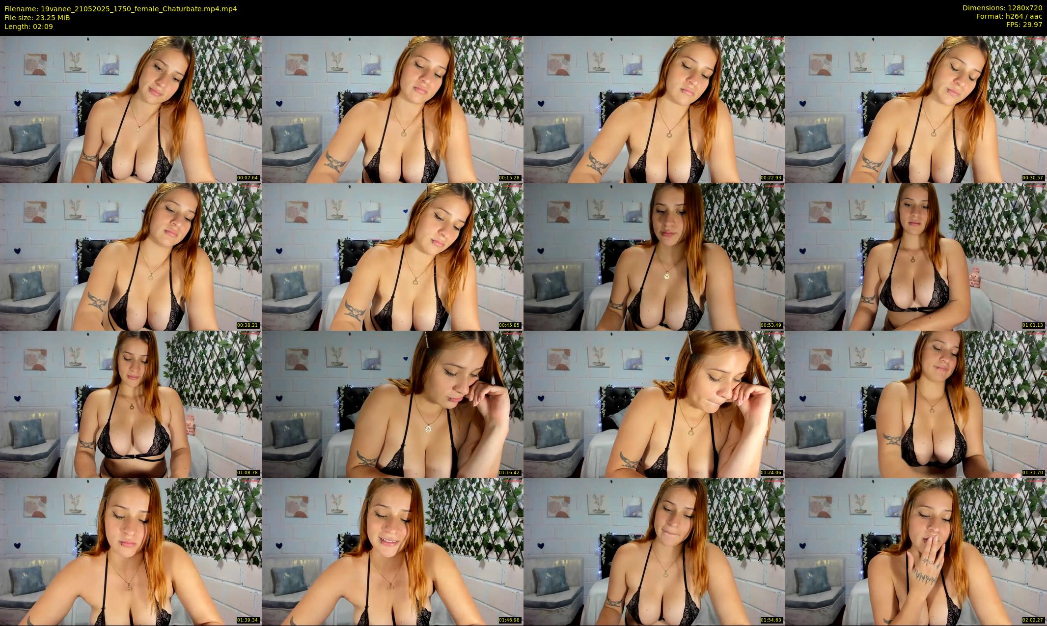 19vanee — 3 minute Chaturbate female cam show recording, 720p, May 21, 2025