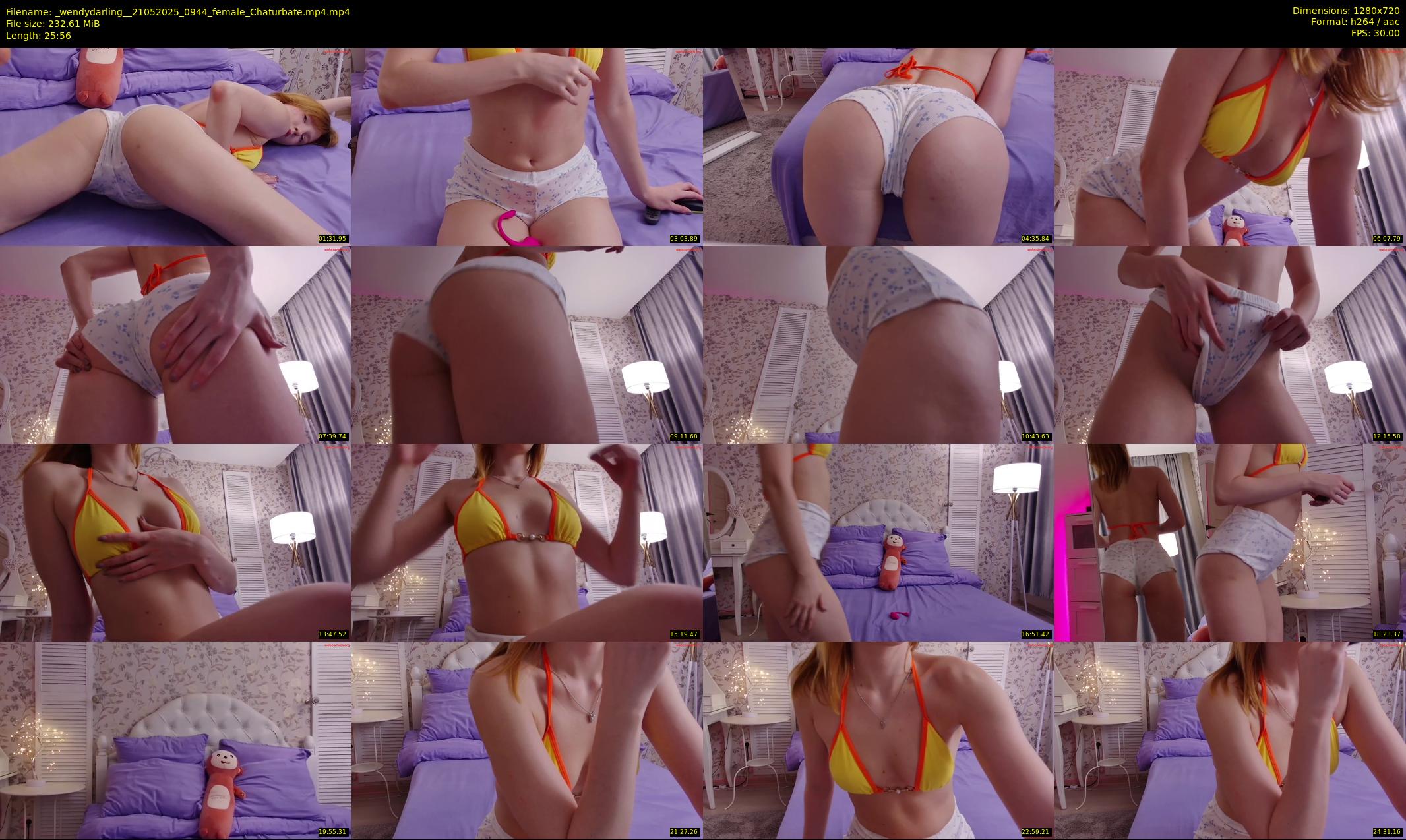 _wendydarling_ — 26 minute Chaturbate female cam show recording, 720p, May 21, 2025
