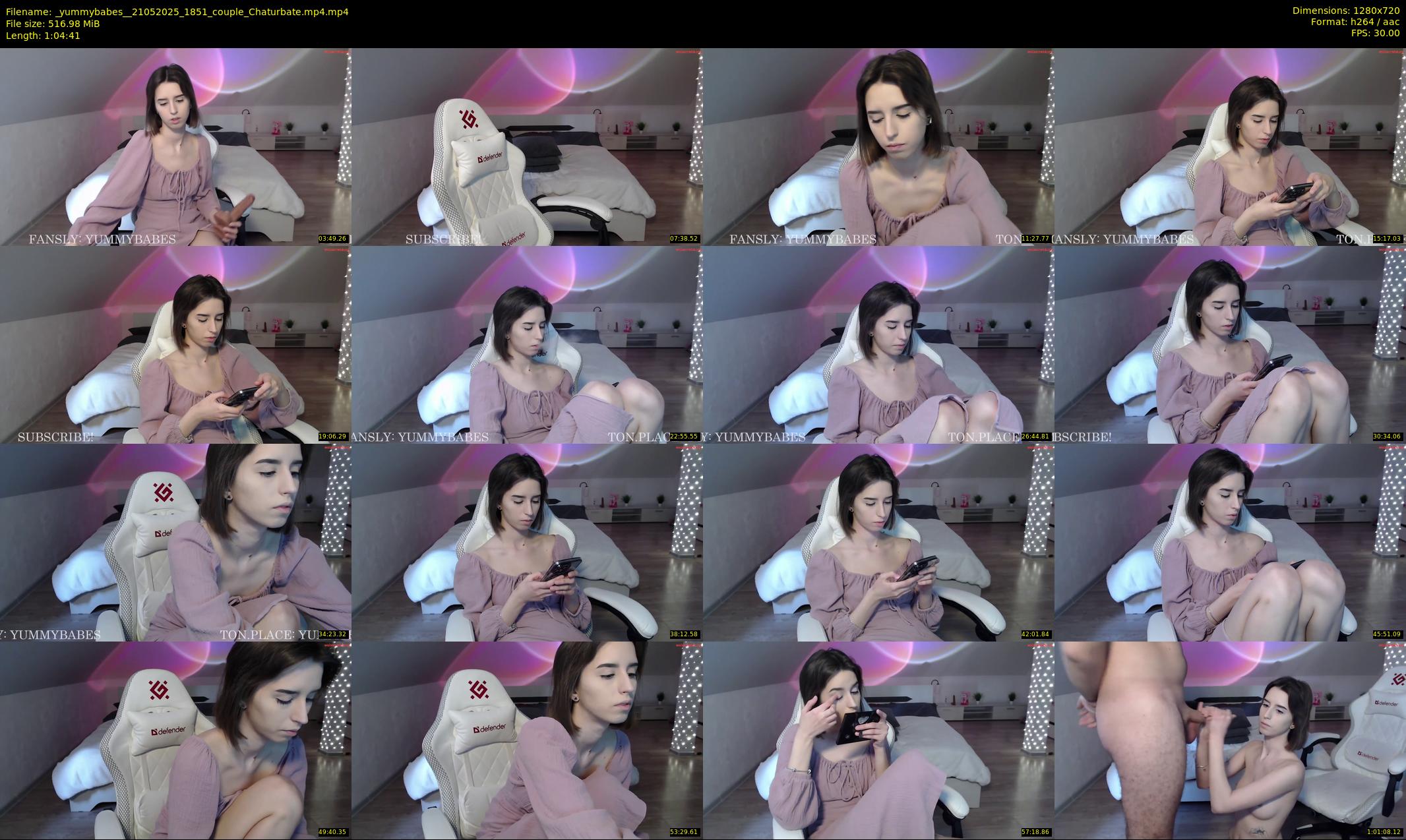 _yummybabes_ — 65 minute Chaturbate couple cam show recording, 720p, May 21, 2025