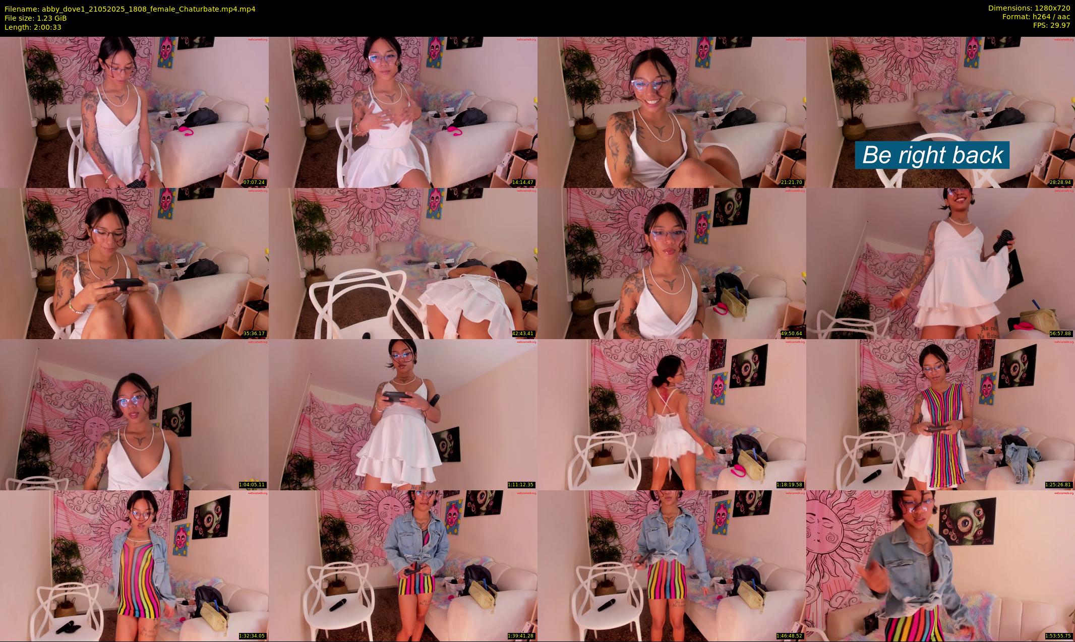 abby_dove1 — 121 minute Chaturbate female cam show recording, 720p, May 21, 2025