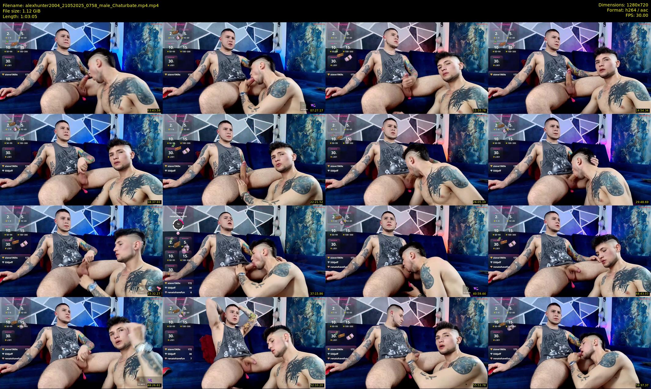 alexhunter2004 — 64 minute Chaturbate male cam show recording, 720p, May 21, 2025