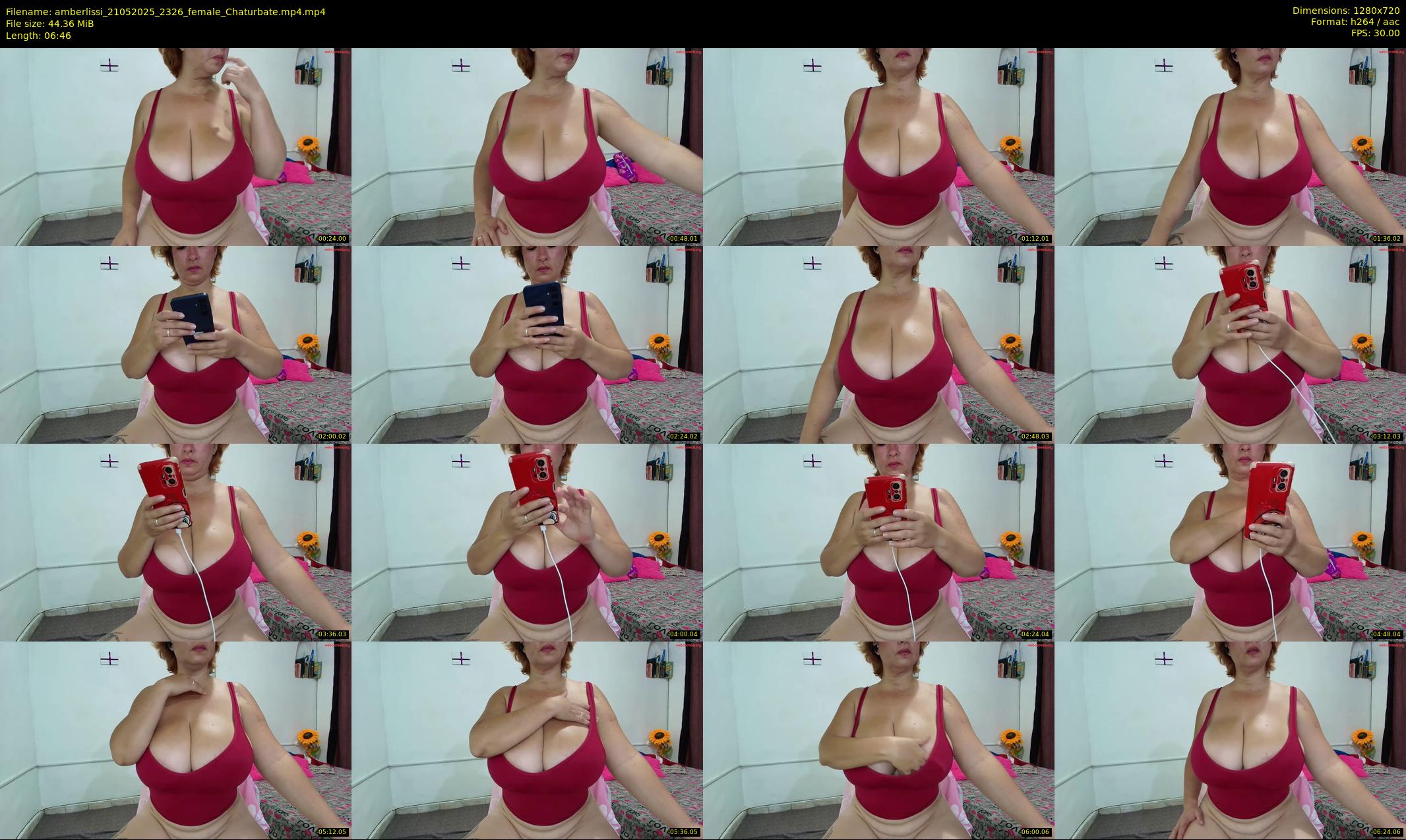 amberlissi — 7 minute Chaturbate female cam show recording, 720p, May 21, 2025
