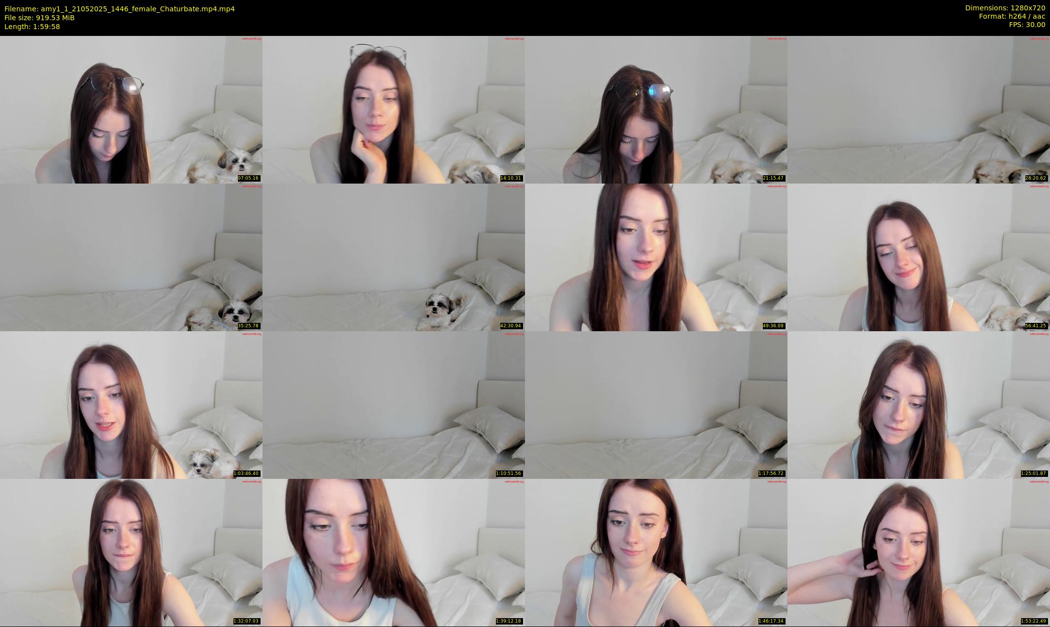 amy1_1 — 120 minute Chaturbate female cam show recording, 720p, May 21, 2025