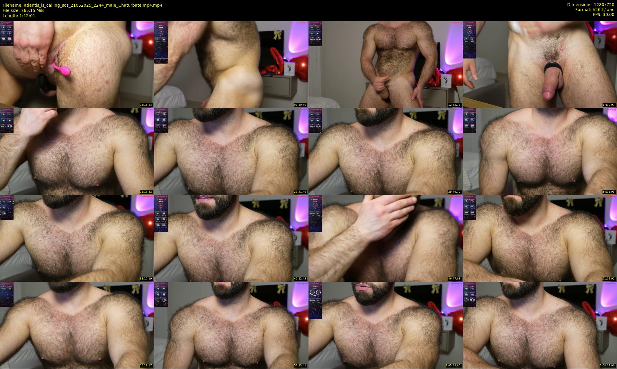 atlantis_is_calling_sos — 73 minute Chaturbate male cam show recording, 720p, May 21, 2025