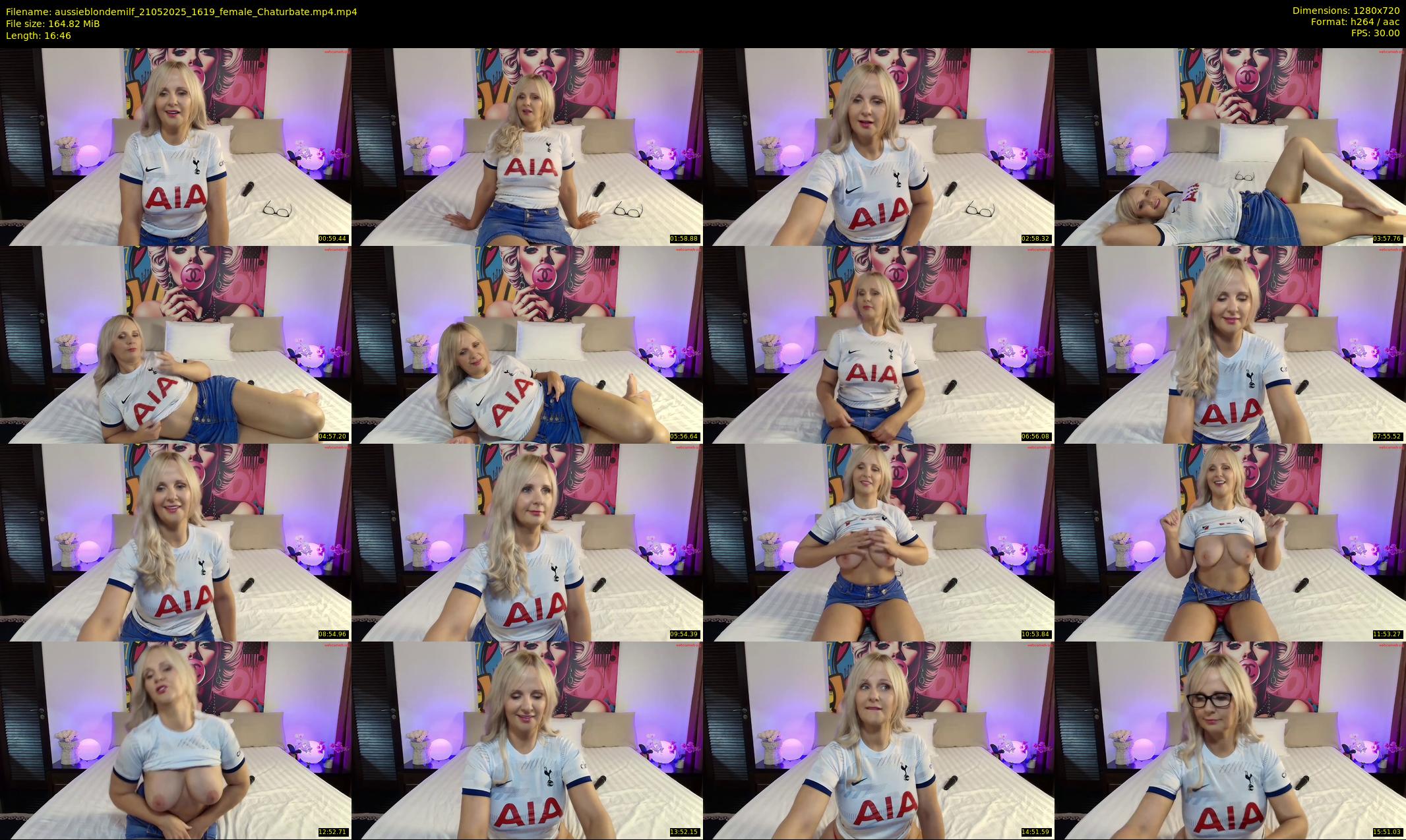 aussieblondemilf — 17 minute Chaturbate female cam show recording, 720p, May 21, 2025