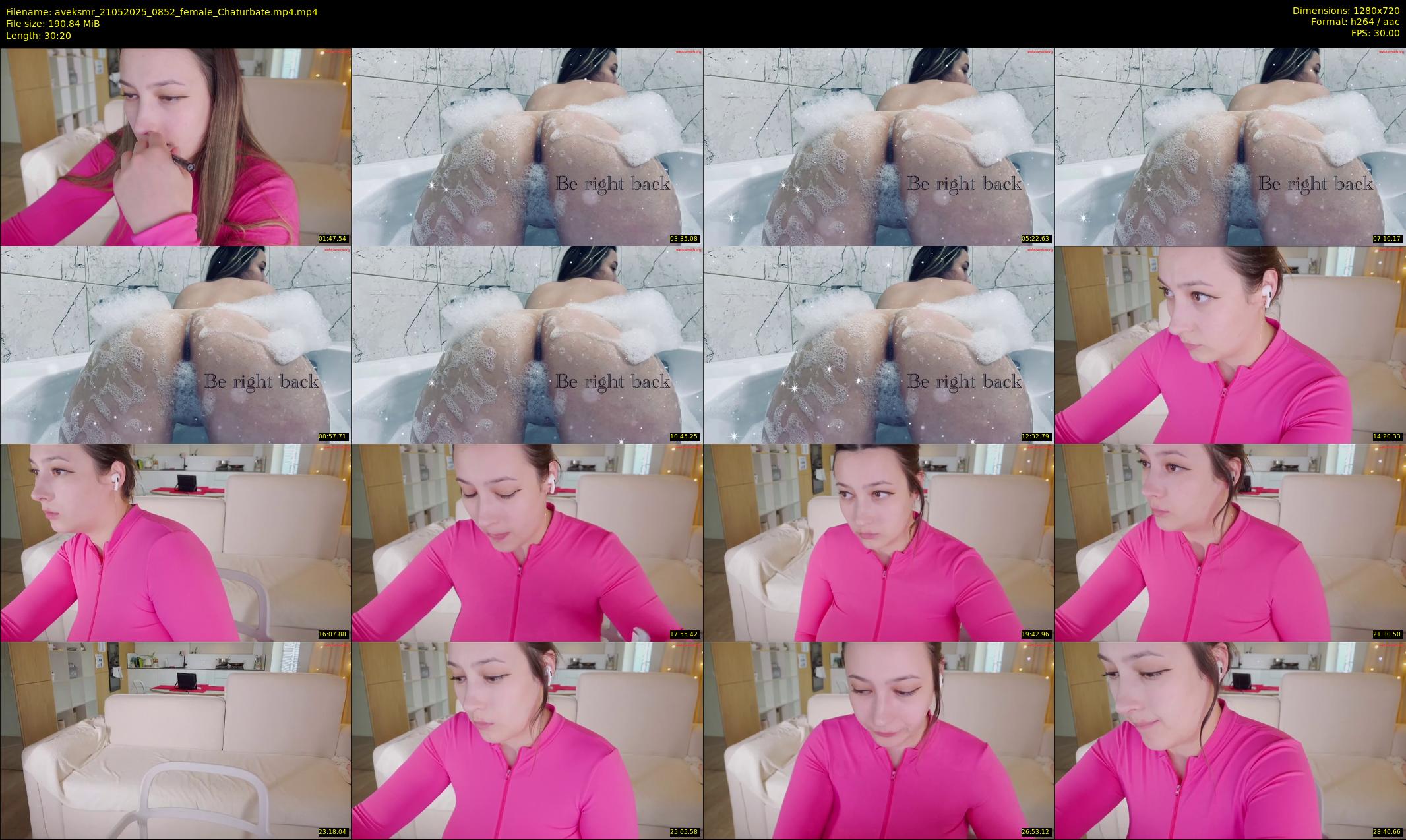 aveksmr — 31 minute Chaturbate couple cam show recording, 720p, May 21, 2025