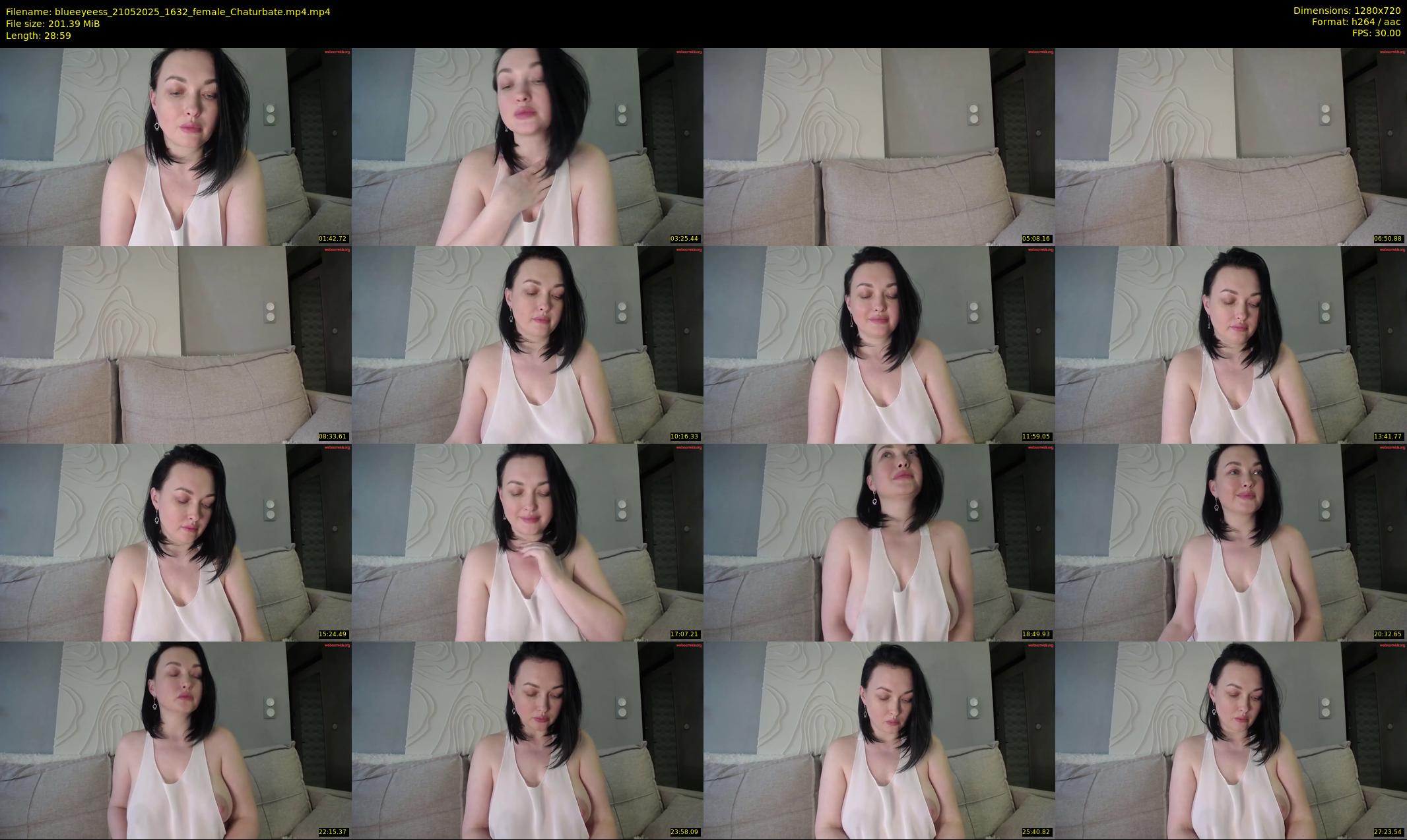 blueeyeess — 29 minute Chaturbate female cam show recording, 720p, May 21, 2025