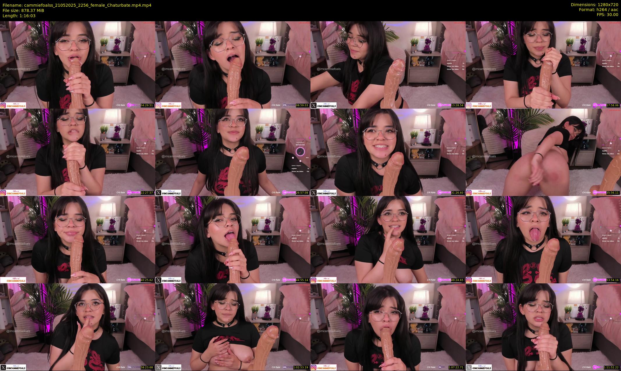 cammiefoalss — 77 minute Chaturbate female cam show recording, 720p, May 21, 2025