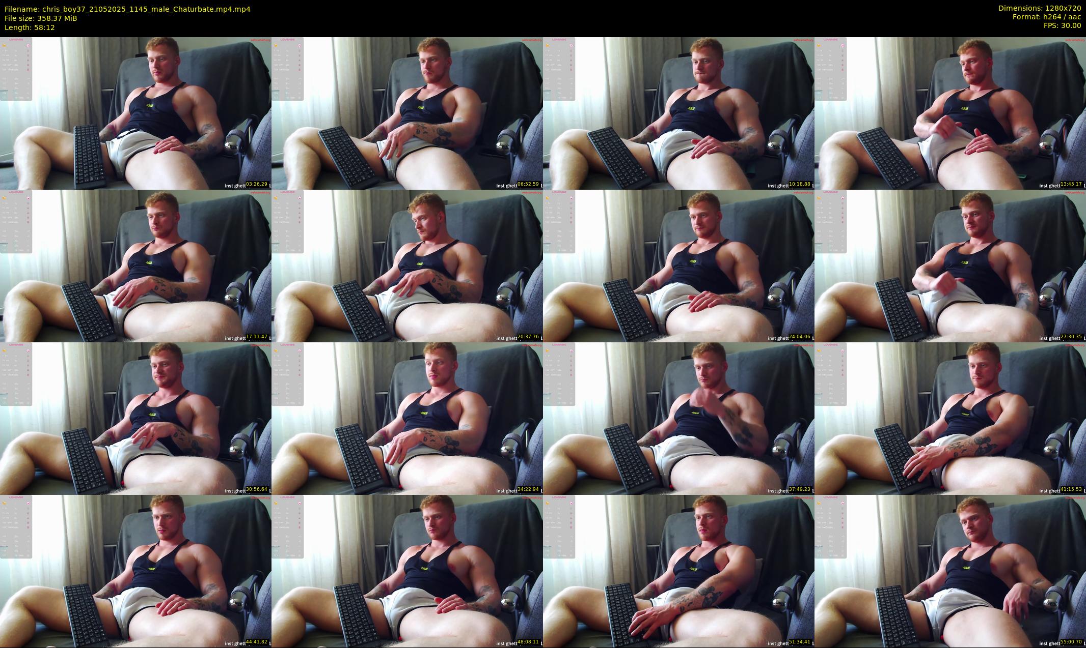 chris_boy37 — 59 minute Chaturbate male cam show recording, 720p, May 21, 2025