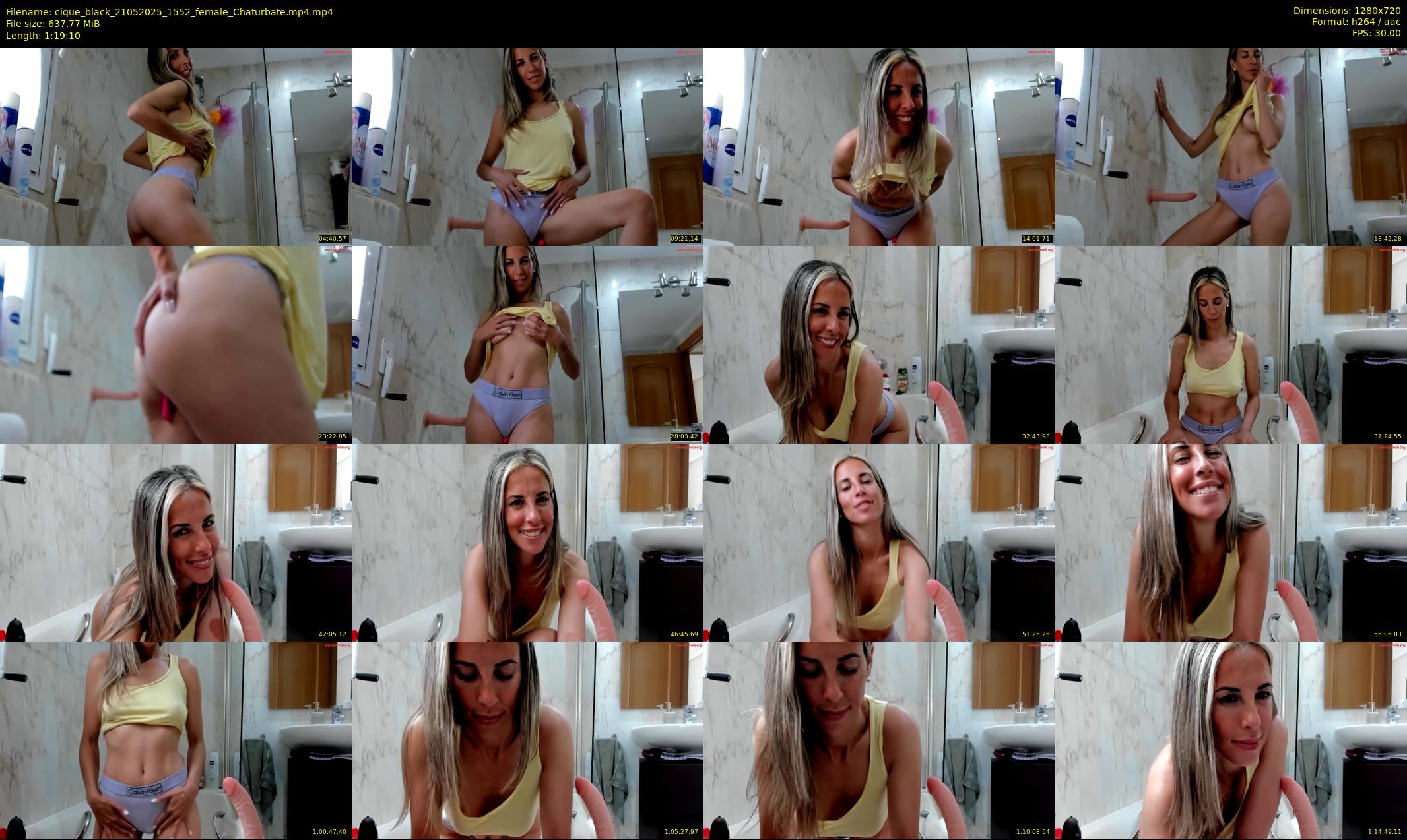 cique_black — 80 minute Chaturbate female cam show recording, 720p, May 21, 2025