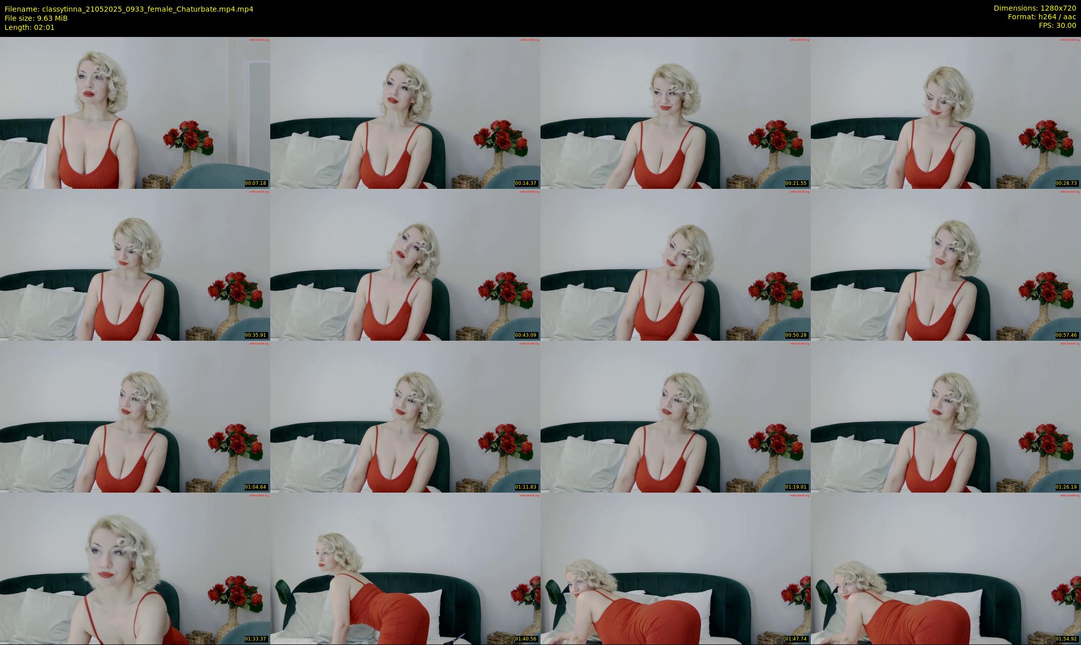 classytinna — 3 minute Chaturbate female cam show recording, 720p, May 21, 2025